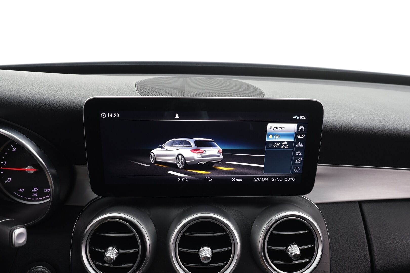 Mercedes-Benz C 2019 220 d 4Matic T A Business AMG * Vakkari / P.kamera / Multibeam / Navi / Koukku / Sporttipenkit * - Suomi-auto / Kahdet renkaat aluvanteilla 