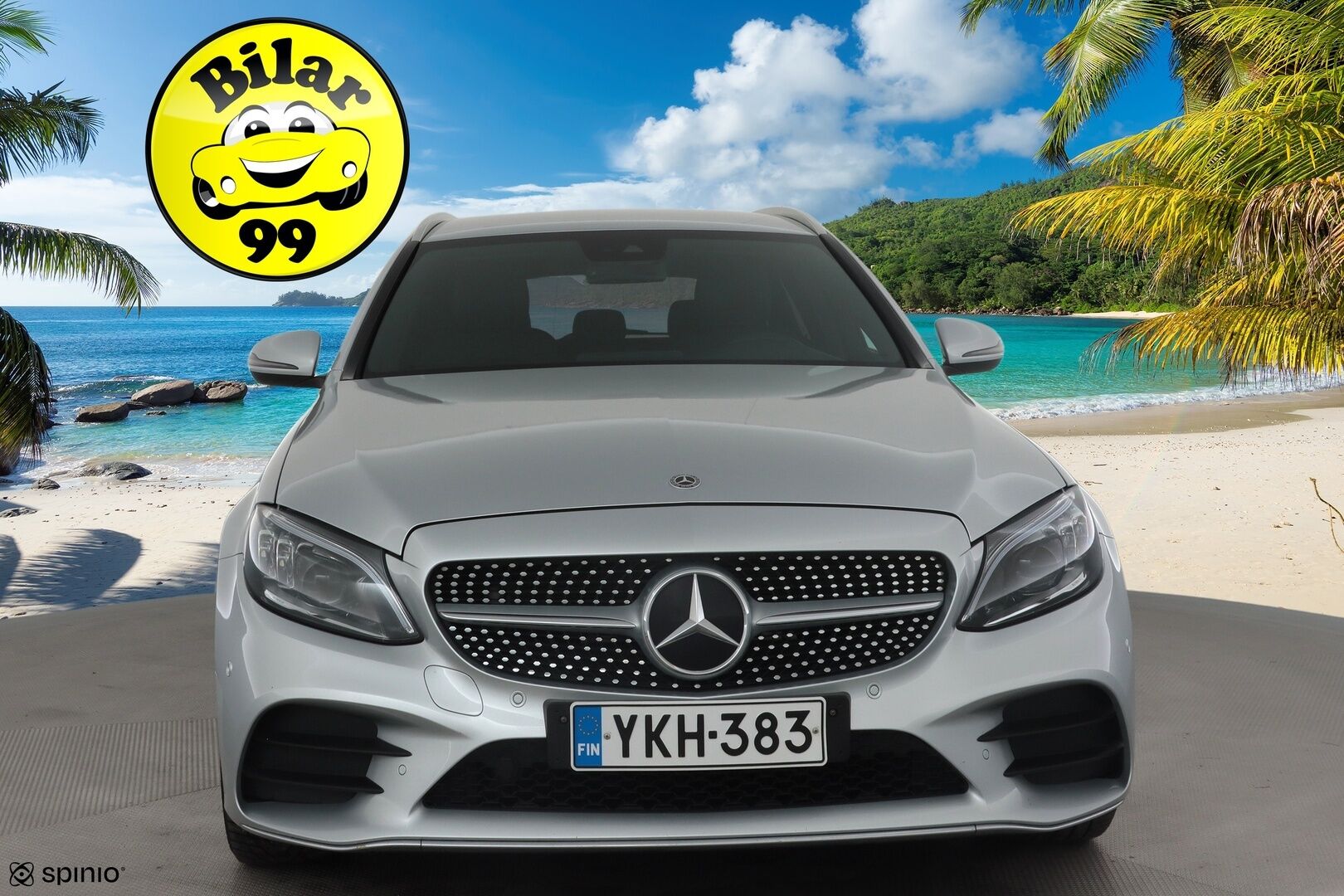 Mercedes-Benz C 2019 220 d 4Matic T A Business AMG * Vakkari / P.kamera / Multibeam / Navi / Koukku / Sporttipenkit * - Suomi-auto / Kahdet renkaat aluvanteilla - HULLUT VÄLIPÄIVÄT KORKOTARJOUS 2,49%
