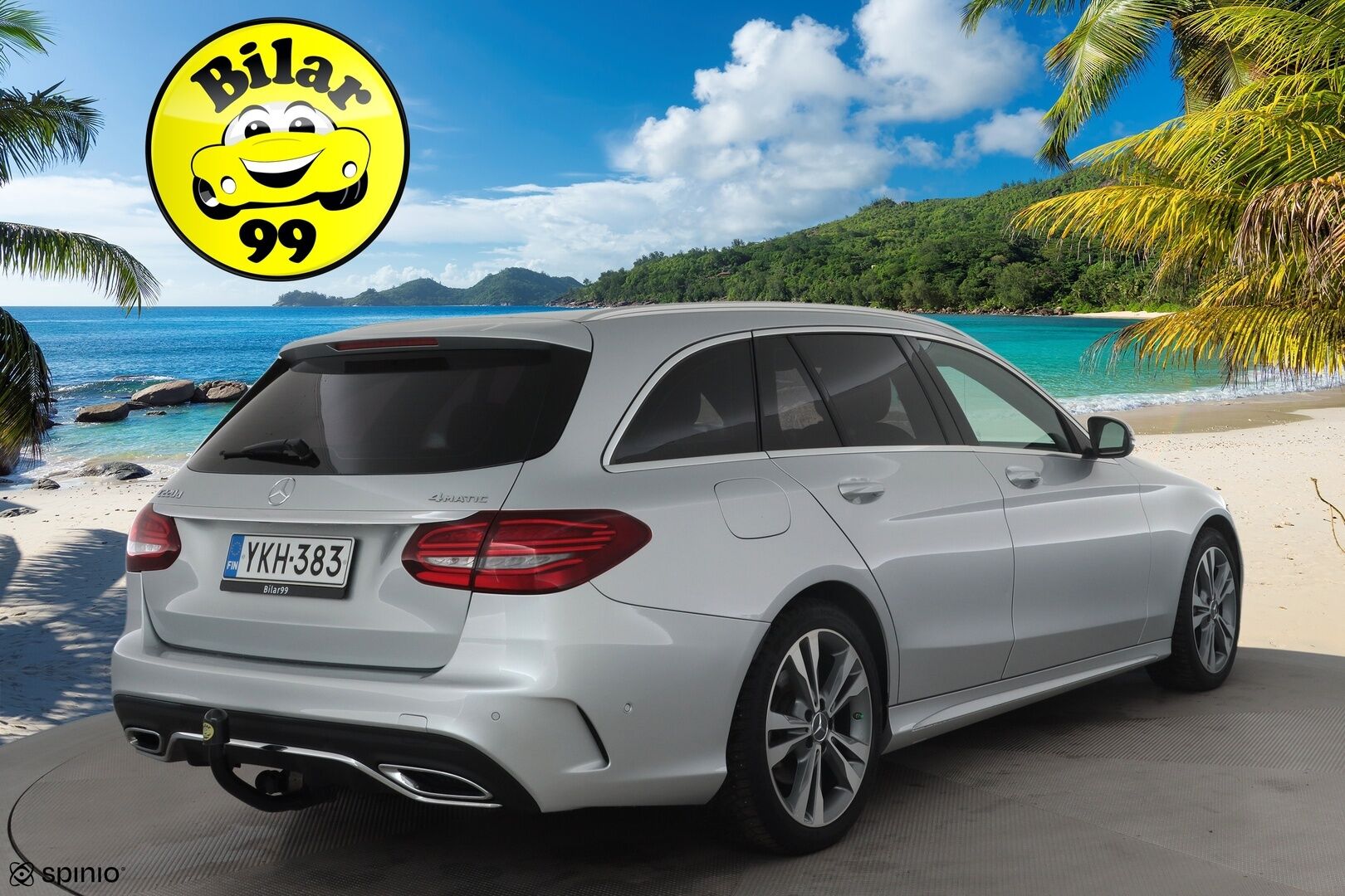 Mercedes-Benz C 2019 220 d 4Matic T A Business AMG * Vakkari / P.kamera / Multibeam / Navi / Koukku / Sporttipenkit * - Suomi-auto / Kahdet renkaat aluvanteilla - HULLUT VÄLIPÄIVÄT KORKOTARJOUS 2,49%