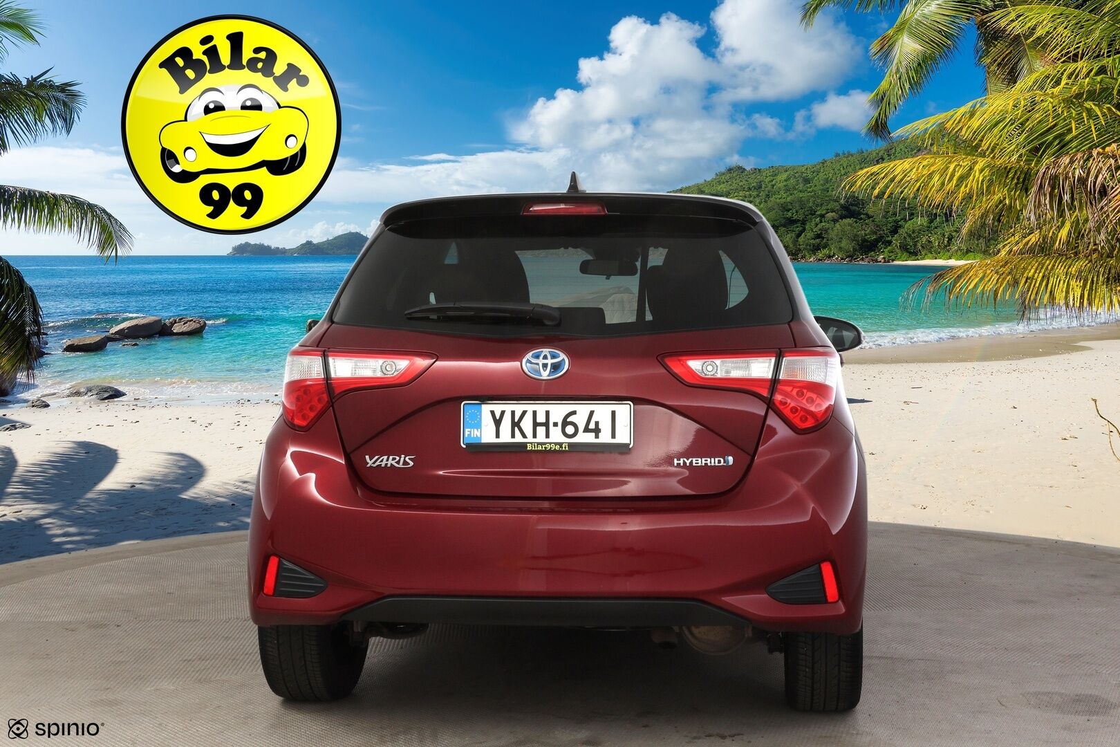 Toyota Yaris 2018 1,5 Hybrid Red Style 5ov * Lohkolämmitin / P-kamera / Vakkari / Navi / Kaistavahti * - * Suomi-auto / Kahdet renkaat alumiinivanteilla *