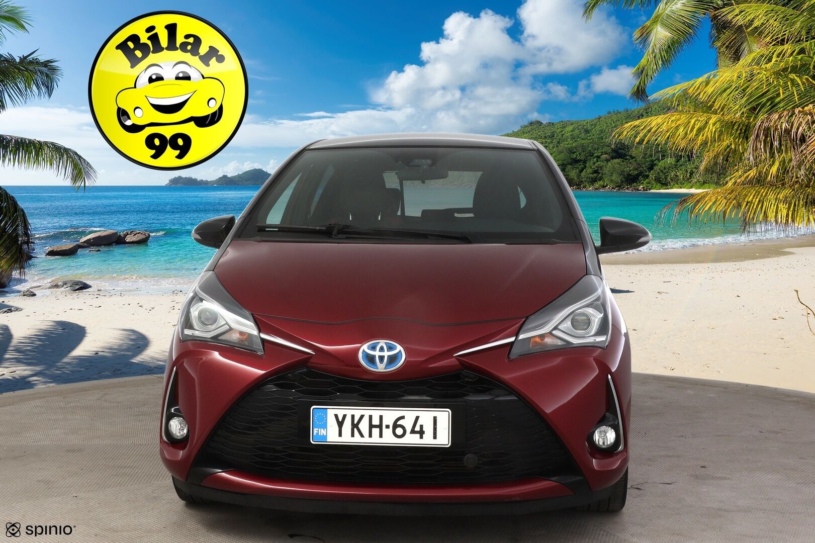 Toyota Yaris 2018 1,5 Hybrid Red Style 5ov * Lohkolämmitin / P-kamera / Vakkari / Navi / Kaistavahti * - * Suomi-auto / Kahdet renkaat alumiinivanteilla *
