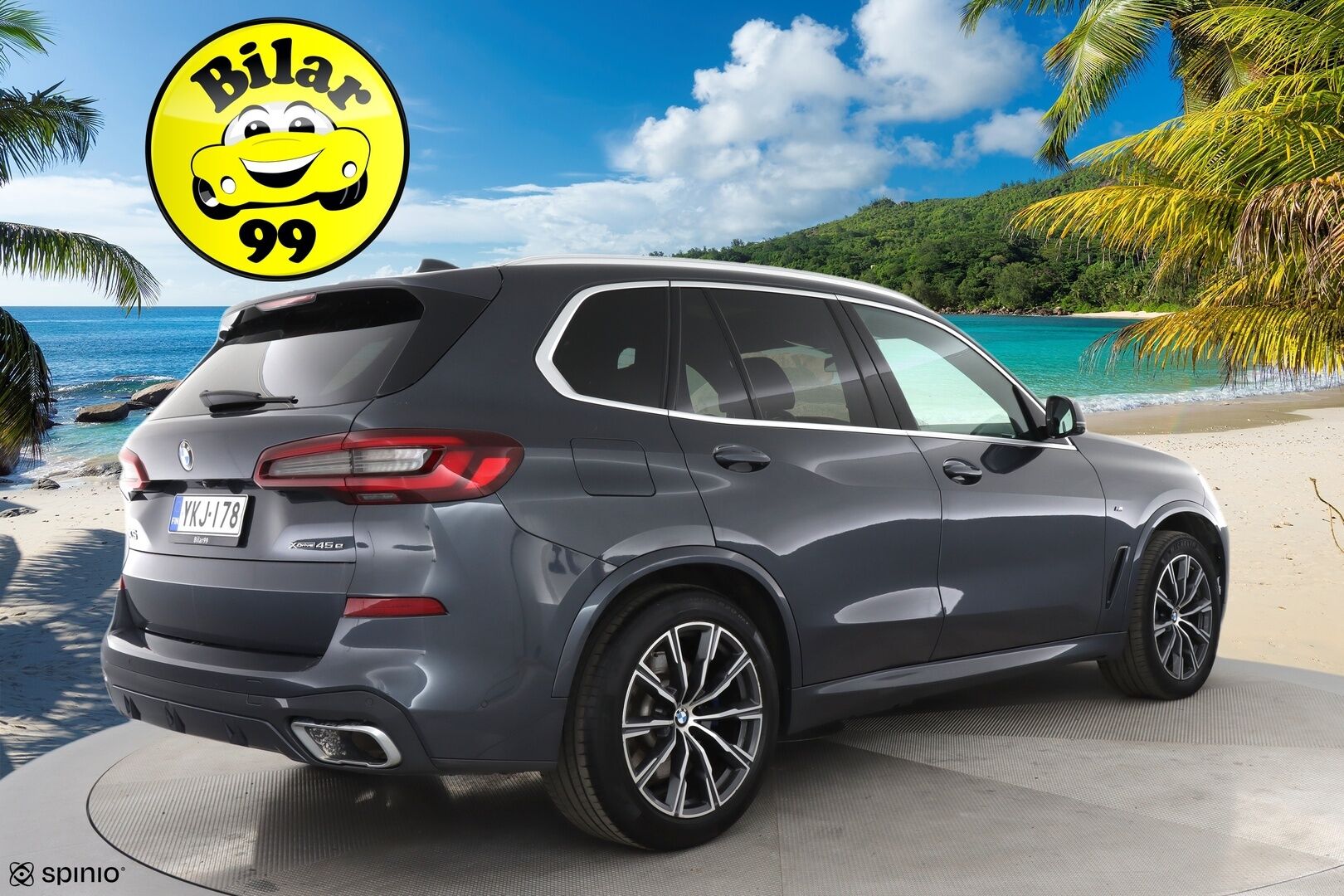 BMW X5 2020 G05 xDrive45e A M-Sport Individual ** ACC / H/K / Laser / Ilmastoidut Muistinahat / 360° / HUD / Panorama / Koukku / Ilma-alusta - ** Suomi-auto / 4-alue ilmastointi / Merino-nahat ** - HULLUT AVAJAISHULINAT KORKOTARJOUS 3,29 %
