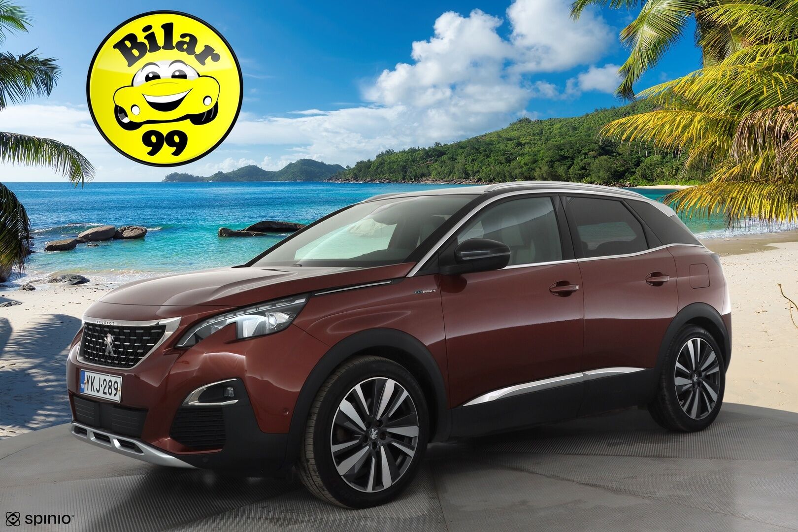 Peugeot 3008 2020 GT Hybrid4 300 EAT8-automaatti * Lisälämmitin / Koukku / ACC / Full-LED / P.Kamera / Navi / Kaistavahti * - 1-om suomi-auto / Kahdet renkaat aluvanteilla / Merkkihuollot - HULLUT AVAJAISHULINAT KORKOTARJOUS 3,29 %