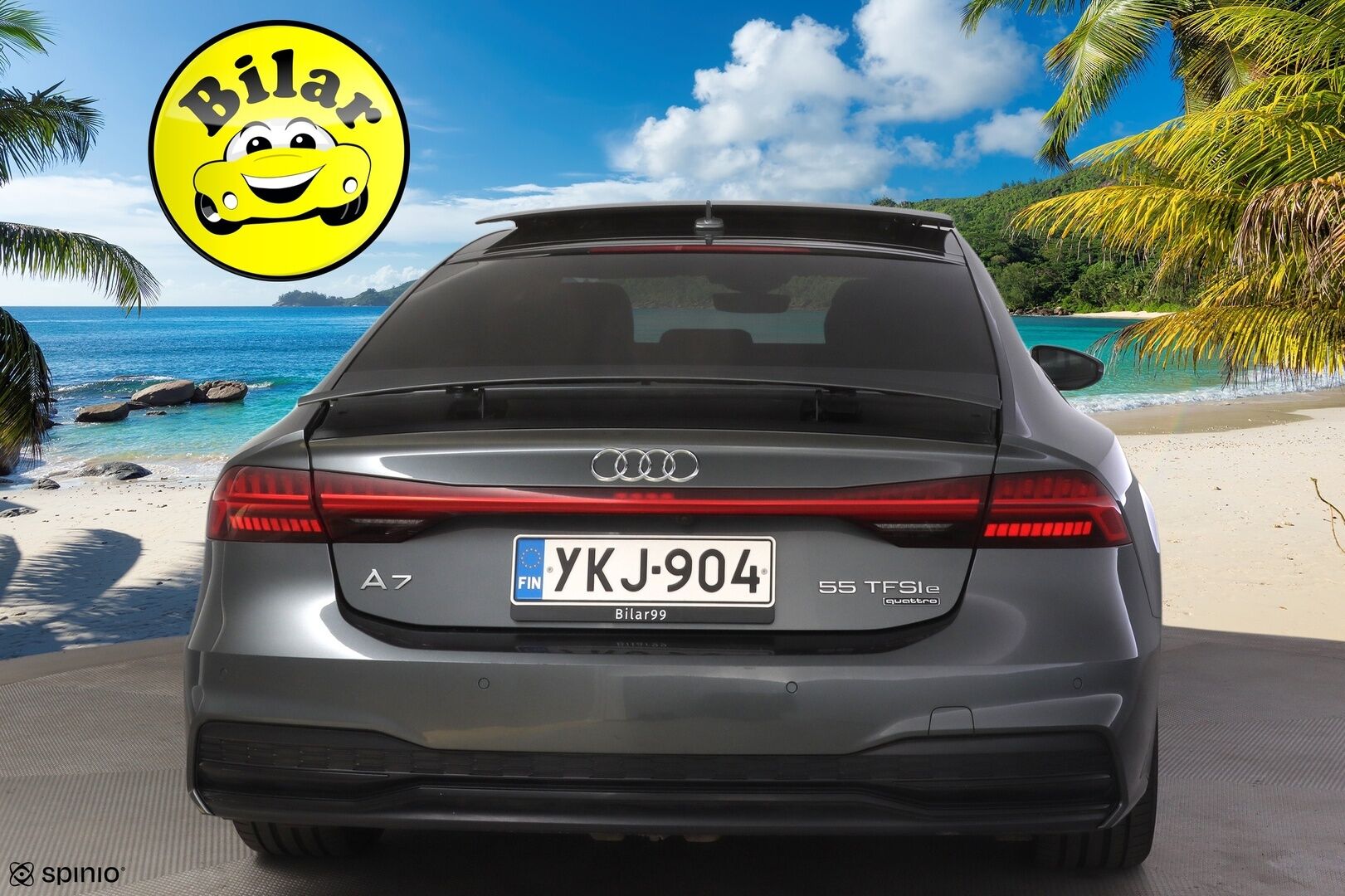 Audi A7 2020 Business Sport 55 TFSI e quattro S tronic S-Line - | ACC | Sähkökoukku | Bang&Olufsen | Kattoluukku | 360-Kamera | Digimittaristo | Muistipenkki | Matrix LED | SOH 87,7% |