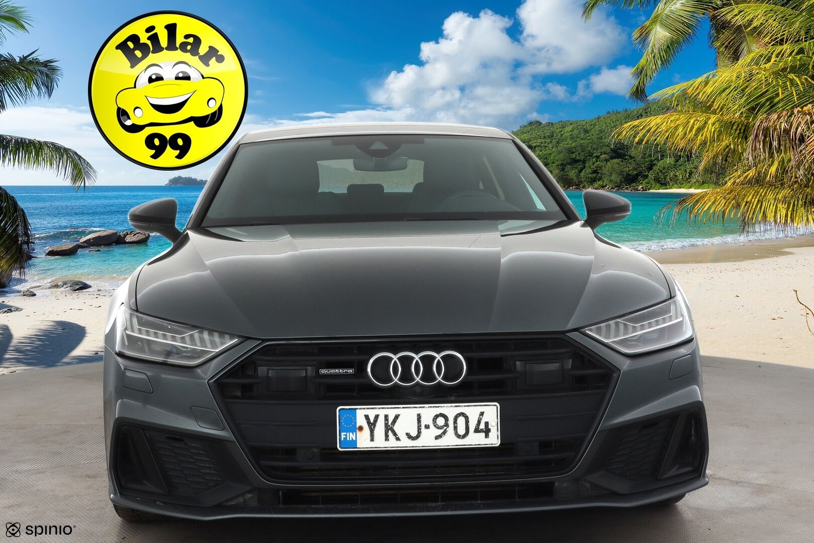 Audi A7 2020 Business Sport 55 TFSI e quattro S tronic * ACC / Koukku / Bang&Olufsen / Muistipenkki / Kattoluukku / 360-kamera * - Suomi-auto 