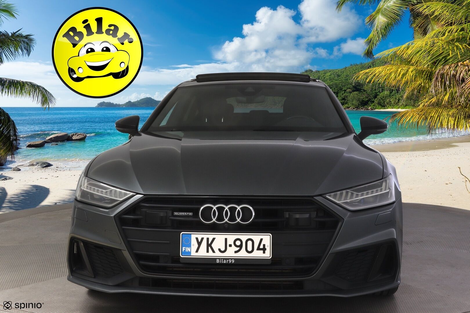 Audi A7 2020 Business Sport 55 TFSI e quattro S tronic S-Line - | ACC | Sähkökoukku | Bang&Olufsen | Kattoluukku | 360-Kamera | Digimittaristo | Muistipenkki | Matrix LED | SOH 87,7% |