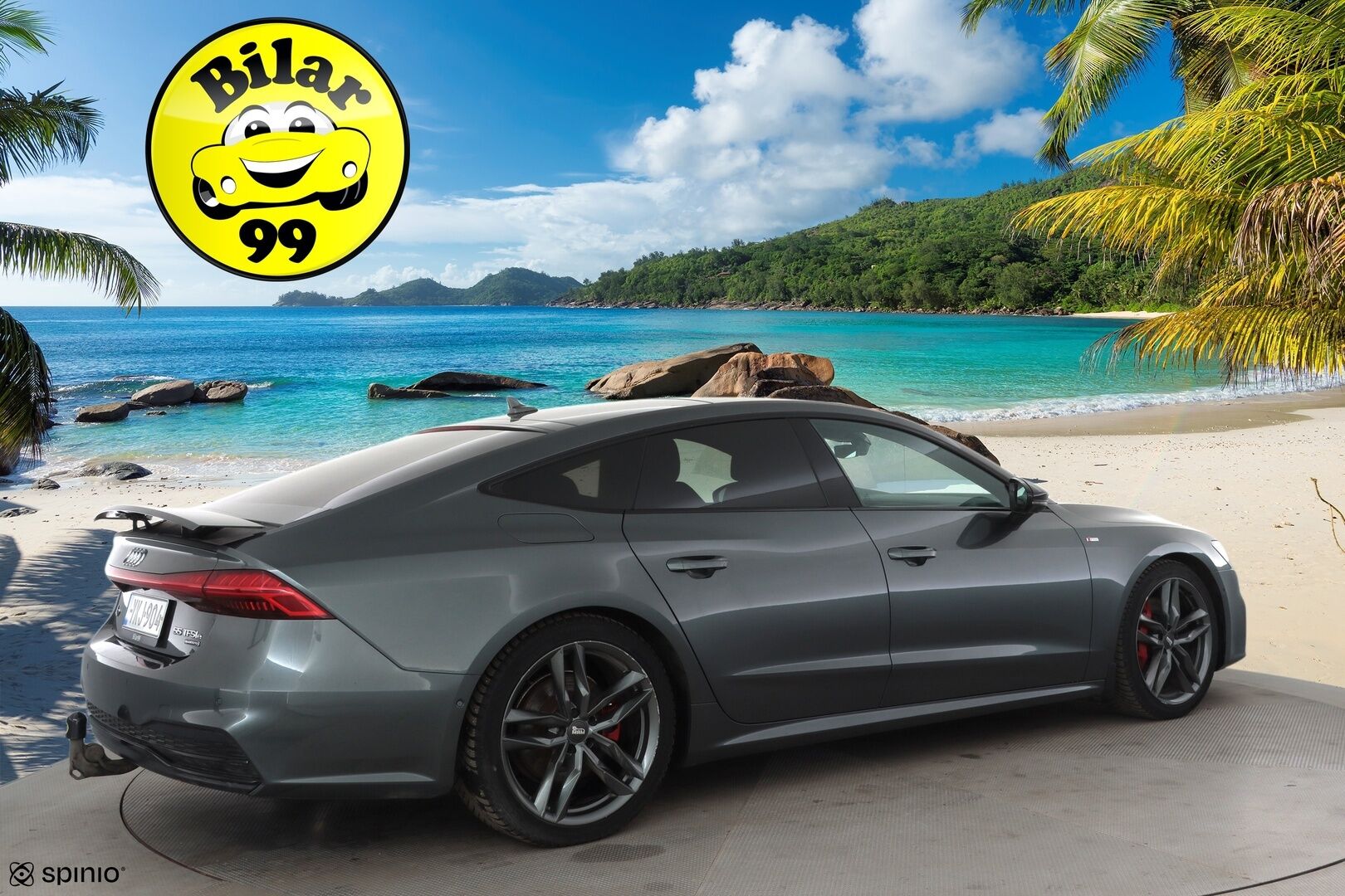 Audi A7 2020 Business Sport 55 TFSI e quattro S tronic * ACC / Koukku / Bang&Olufsen / Muistipenkki / Kattoluukku / 360-kamera * - Suomi-auto 