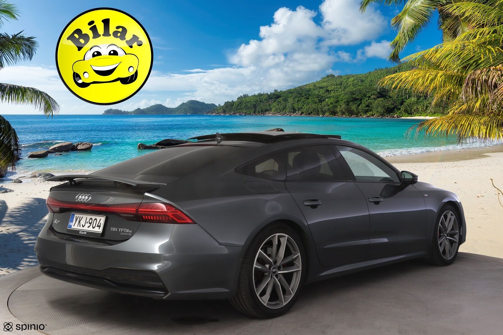 Audi A7 2020 Business Sport 55 TFSI e quattro S tronic S-Line - | ACC | Sähkökoukku | Bang&Olufsen | Kattoluukku | 360-Kamera | Digimittaristo | Muistipenkki | Matrix LED | SOH 87,7% |