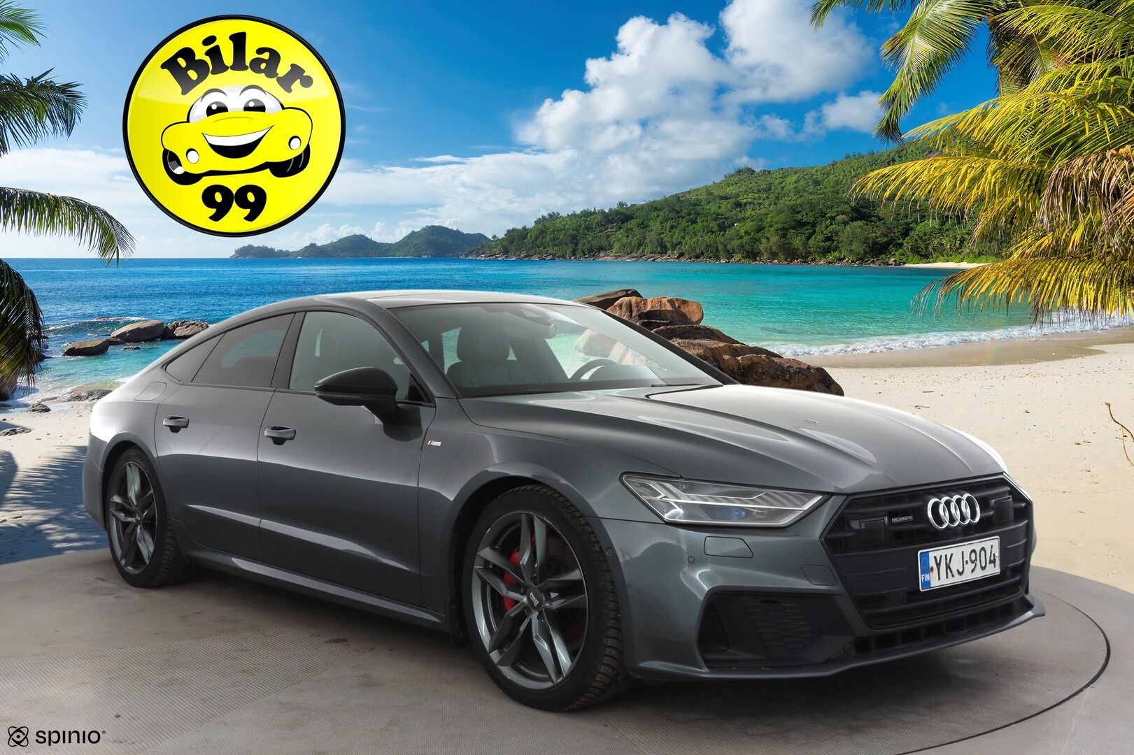 Audi A7 2020 Business Sport 55 TFSI e quattro S tronic * ACC / Koukku / Bang&Olufsen / Muistipenkki / Kattoluukku / 360-kamera * - Suomi-auto 