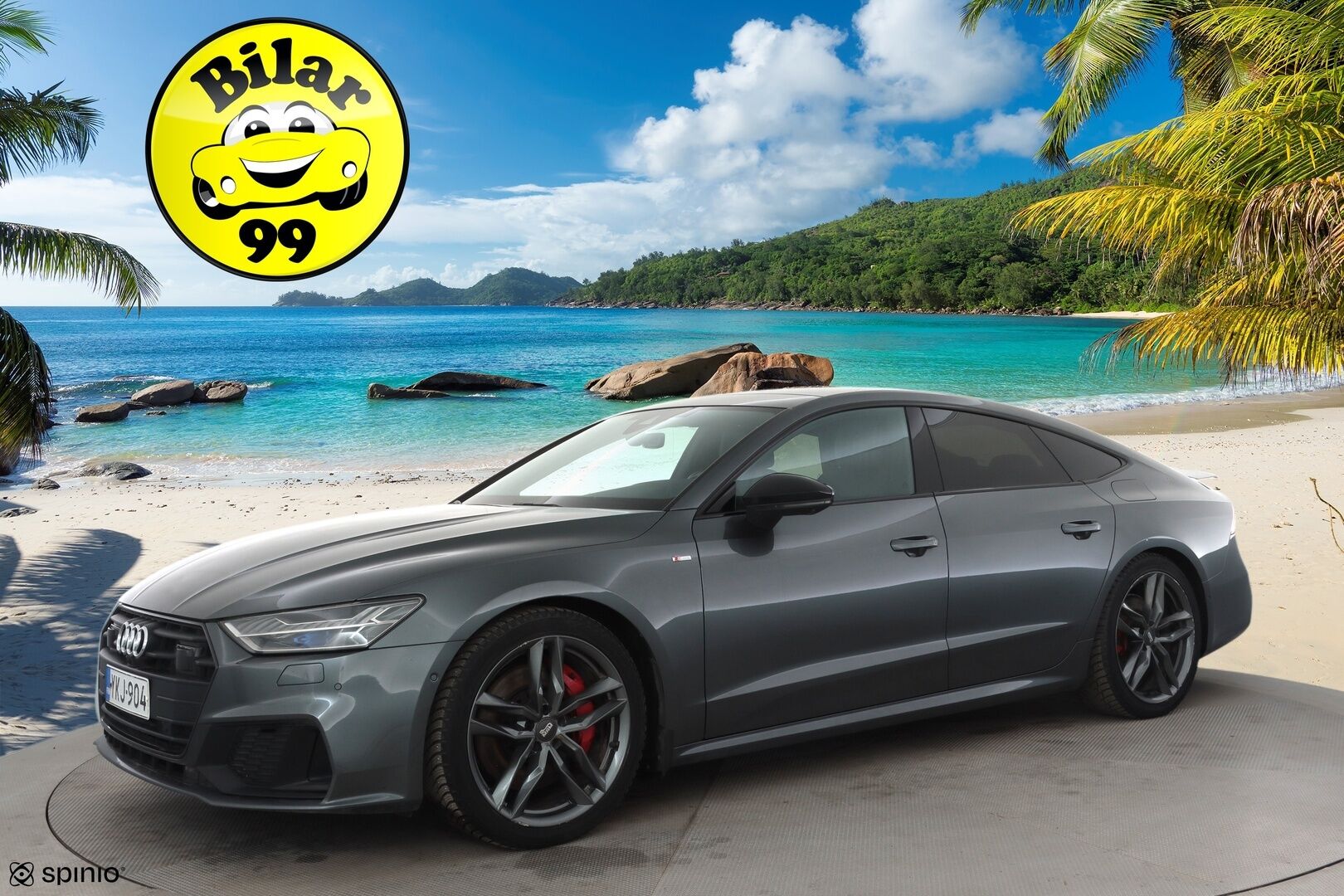 Audi A7 2020 Business Sport 55 TFSI e quattro S tronic * ACC / Koukku / Bang&Olufsen / Muistipenkki / Kattoluukku / 360-kamera * - Suomi-auto 