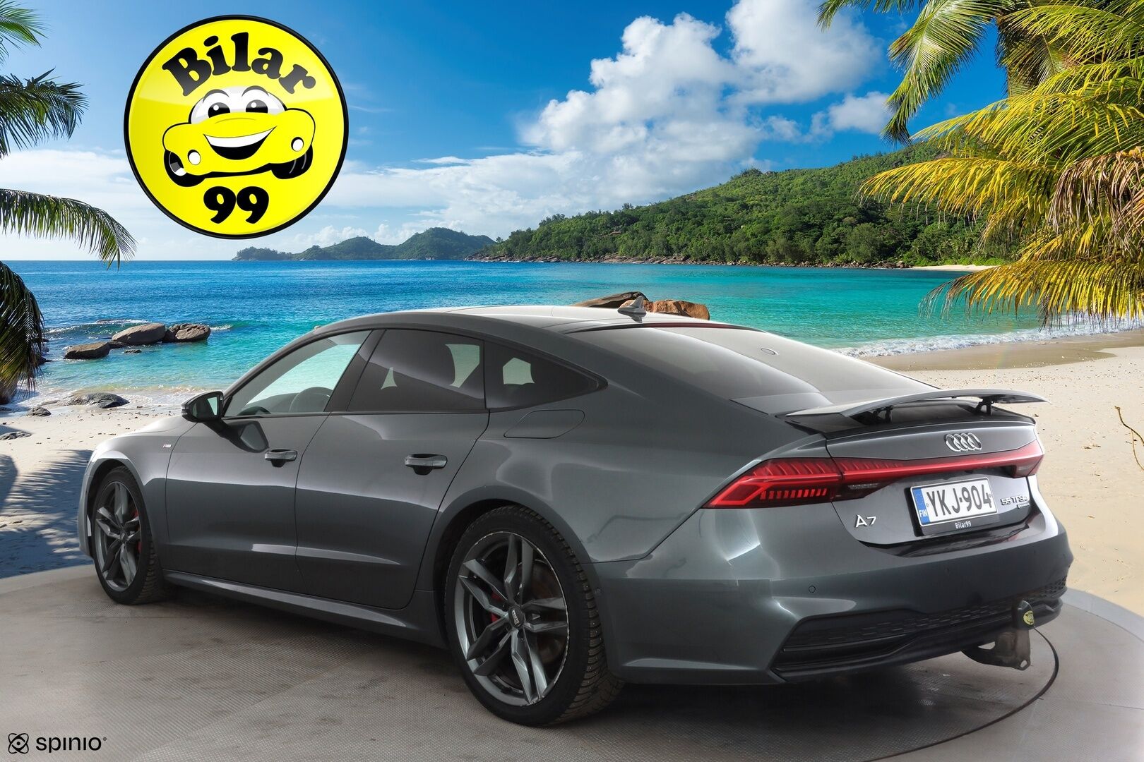 Audi A7 2020 Business Sport 55 TFSI e quattro S tronic * ACC / Koukku / Bang&Olufsen / Muistipenkki / Kattoluukku / 360-kamera * - Suomi-auto 