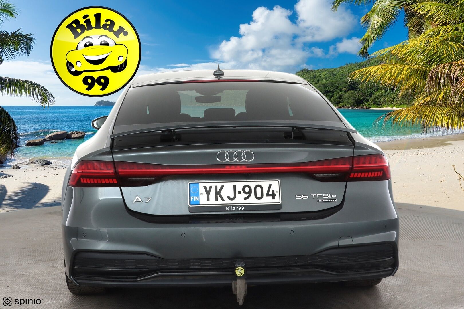 Audi A7 2020 Business Sport 55 TFSI e quattro S tronic * ACC / Koukku / Bang&Olufsen / Muistipenkki / Kattoluukku / 360-kamera * - Suomi-auto 