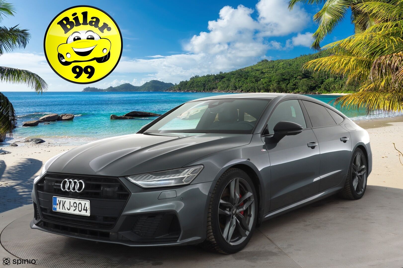 Audi A7 2020 Business Sport 55 TFSI e quattro S tronic * ACC / Koukku / Bang&Olufsen / Muistipenkki / Kattoluukku / 360-kamera * - Suomi-auto 