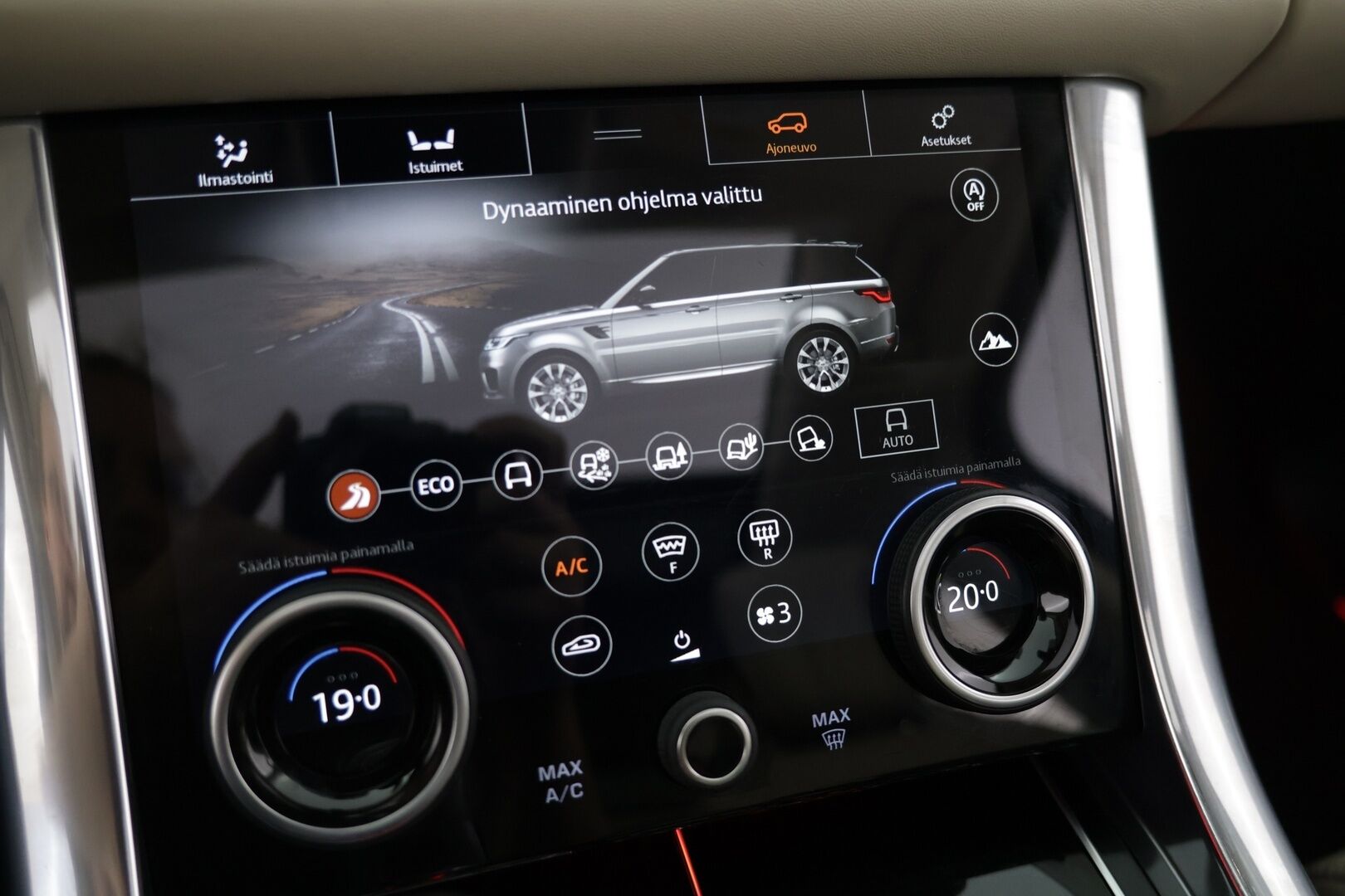 Land Rover Range Rover Sport 2020 P400e Plug-in Hybrid Autobiography Dynamic *Harvinainen Suomiauto!* - Acc / Panorama / Meridian / Webasto / Adaptive Dynamics / Hierovat ja ilmastoidut istuimet 