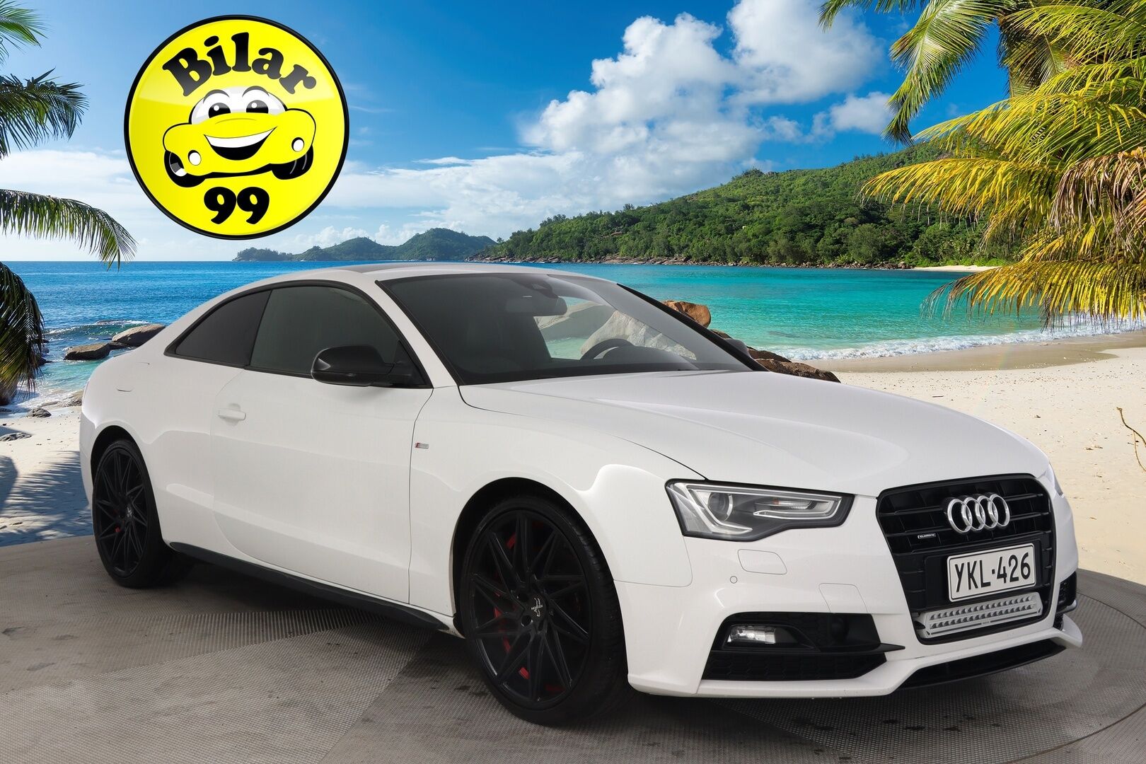 Audi A5 2016 Coupe 2.0 TFSI 165kW quattro S tronic S-Line *ACC/  Pa-lämmitin/  Nahka-alcantara/  Carplay/ Lasikattoluukku* - 2x hyvät renkaat / Juuri leimattu / Juuri huollettu / Kessy