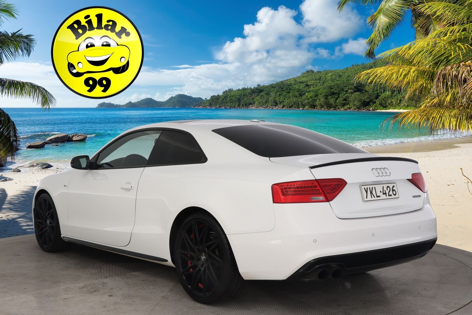 Audi A5 2016 Coupe 2.0 TFSI 165kW quattro S tronic S-Line *ACC/  Pa-lämmitin/  Nahka-alcantara/  Carplay/ Lasikattoluukku* - 2x hyvät renkaat / Juuri leimattu / Juuri huollettu / Kessy
