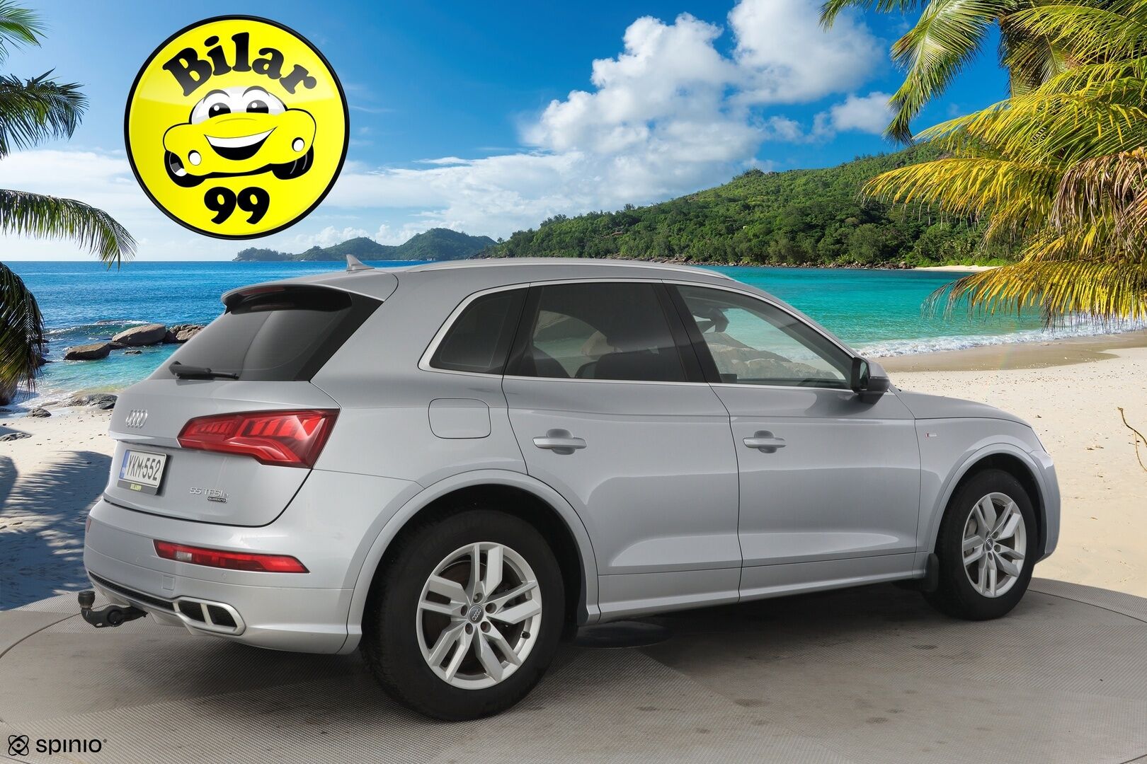 Audi Q5 2020 Launch Edition 55 TFSI e quattro S Line **Ilma-alusta / Matrix LED / Sporttipenkit / Koukku / Keyless / Apple&Android** - 3,99% KORKOTARJOUS TÄHÄN AUTOON 21.9. ASTI - Akku kuntotarkastettu! / Suomi-auto / ALV-vähennyskelpoinen