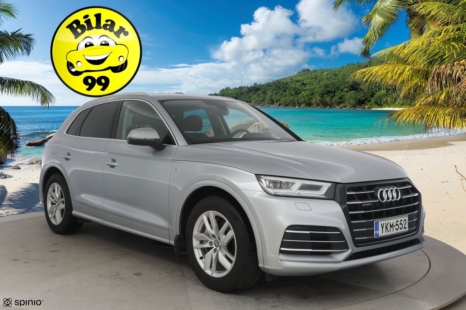Audi Q5 2020 Launch Edition 55 TFSI e quattro S Line **Ilma-alusta / Matrix LED / Sporttipenkit / Koukku / Keyless / Apple&Android** - 3,99% KORKOTARJOUS TÄHÄN AUTOON 21.9. ASTI - Akku kuntotarkastettu! / Suomi-auto / ALV-vähennyskelpoinen