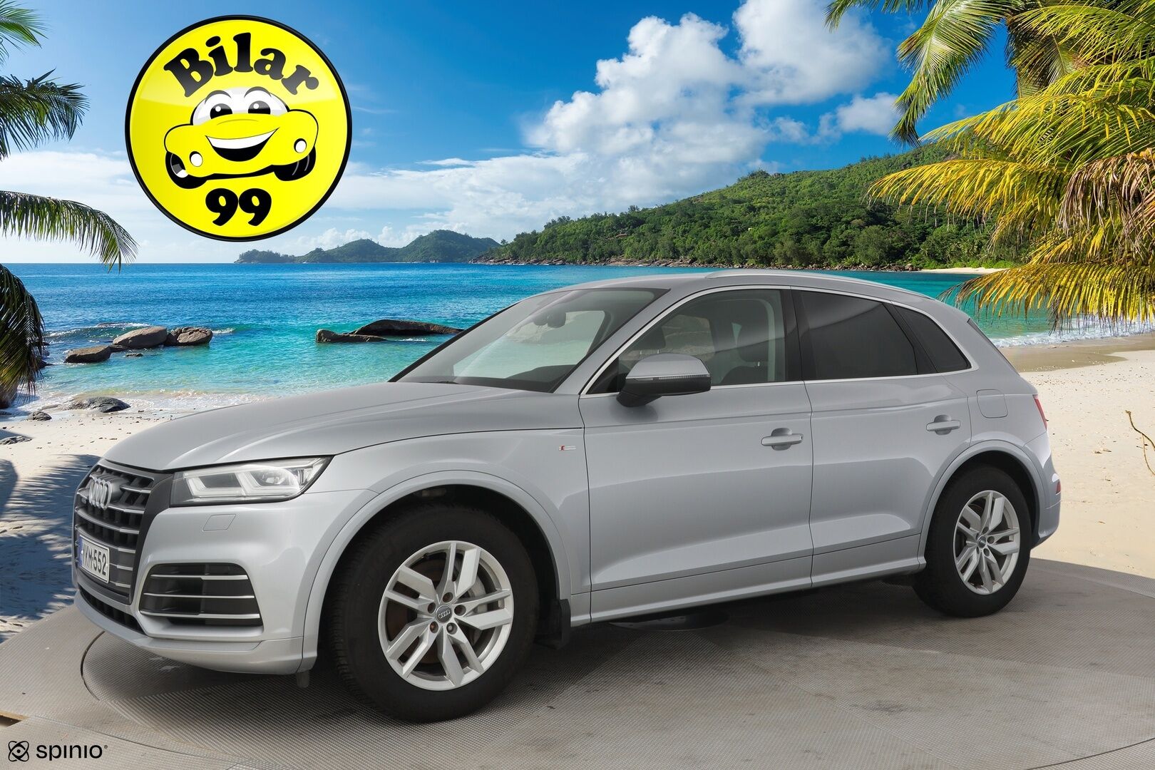 Audi Q5 2020 Launch Edition 55 TFSI e quattro S Line **Ilma-alusta / Matrix LED / Sporttipenkit / Koukku / Keyless / Apple&Android** - 3,99% KORKOTARJOUS TÄHÄN AUTOON 21.9. ASTI - Akku kuntotarkastettu! / Suomi-auto / ALV-vähennyskelpoinen