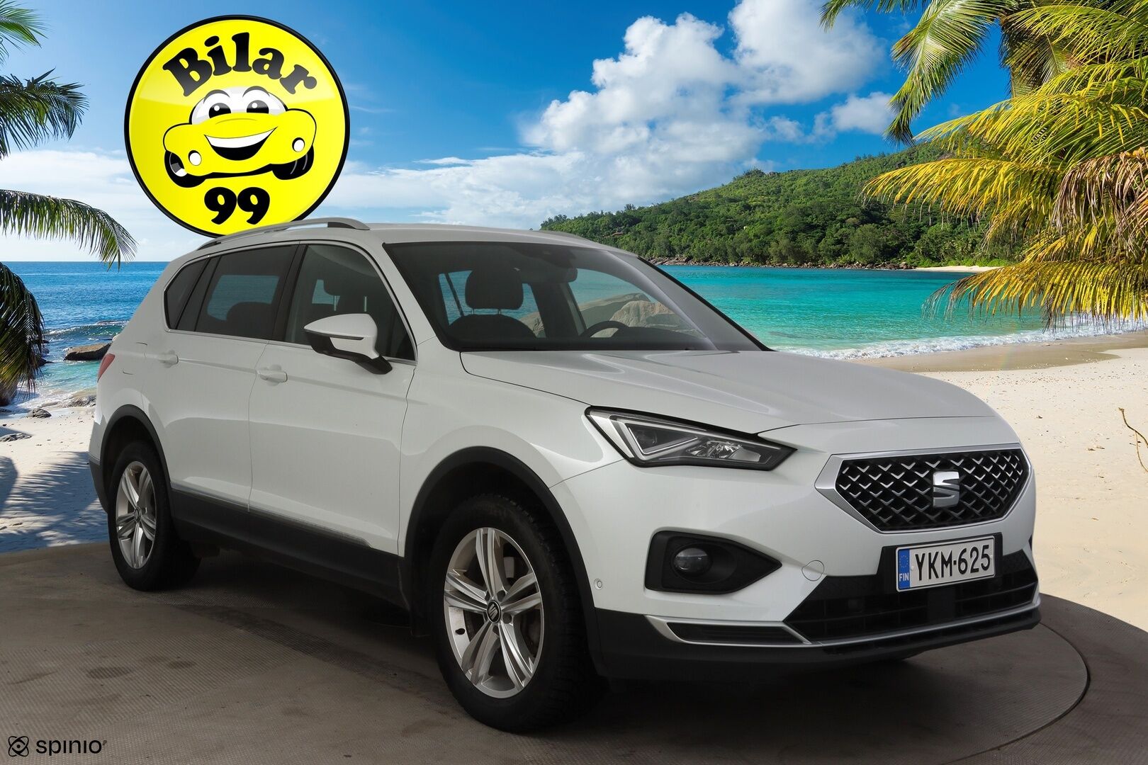 Seat Tarraco 2020 2,0 TDI 150 4DRIVE Xcellence * Adapt.vakkari / Vetokoukku / P-Kamera / Webasto / Nahkapenkit * - *Merkkihuollettu / Jakopää tehty 12/25 / Mukaan kahdet hyväkuntoiset renkaat alumiinivanteilla 7 Juuri katsastettu *