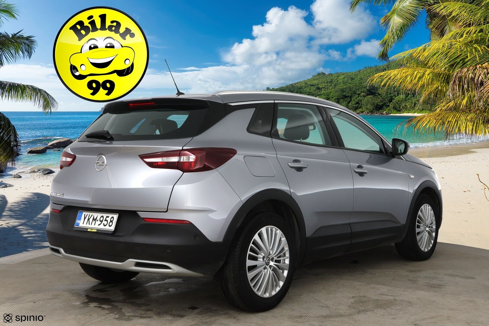 Opel Grandland X 2021 Innovation Plus 130 Turbo A / Matrix-LED / AGR-istuimet / Blis / Vakkari - 1-omisteinen Suomi-auto! / Sähk. takaluukku / 2x Aluvanteet