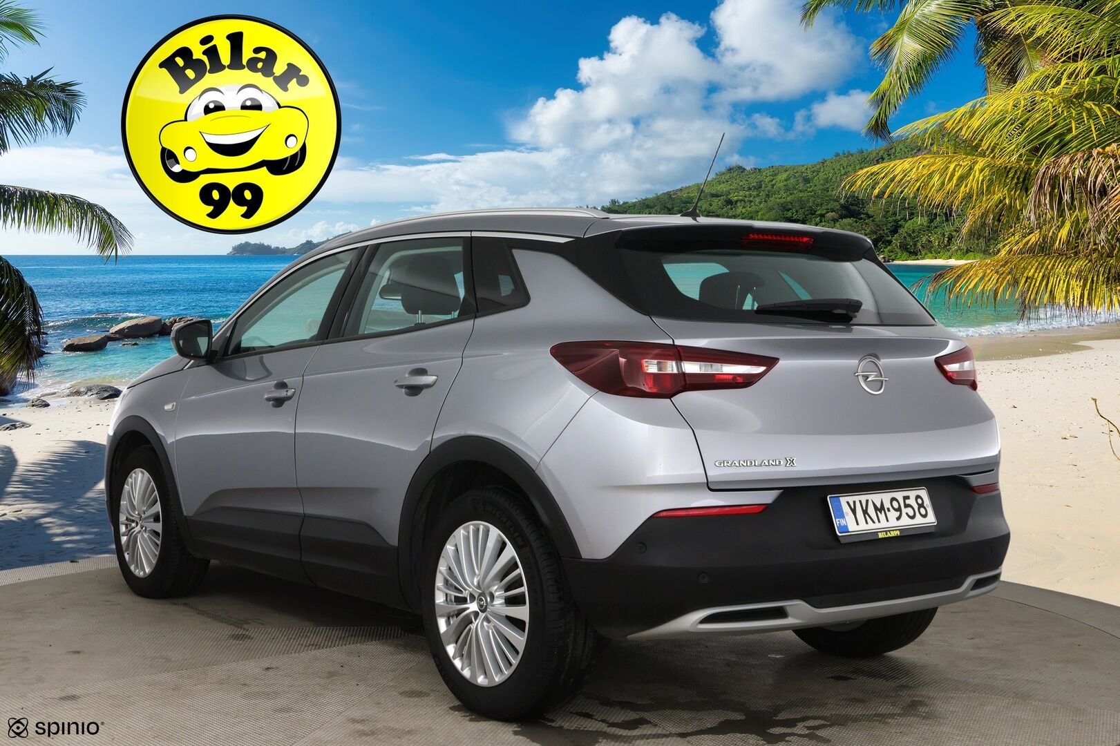 Opel Grandland X 2021 Innovation Plus 130 Turbo A / Matrix-LED / AGR-istuimet / Blis / Vakkari - 1-omisteinen Suomi-auto! / Sähk. takaluukku / 2x Aluvanteet
