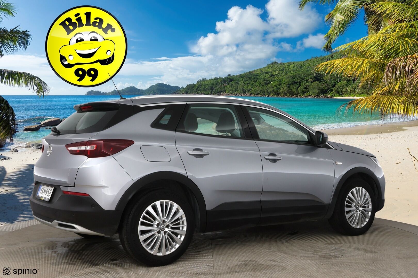 Opel Grandland X 2021 Innovation Plus 130 Turbo A / Matrix-LED / AGR-istuimet / Blis / Vakkari - 1-omisteinen Suomi-auto! / Sähk. takaluukku / 2x Aluvanteet