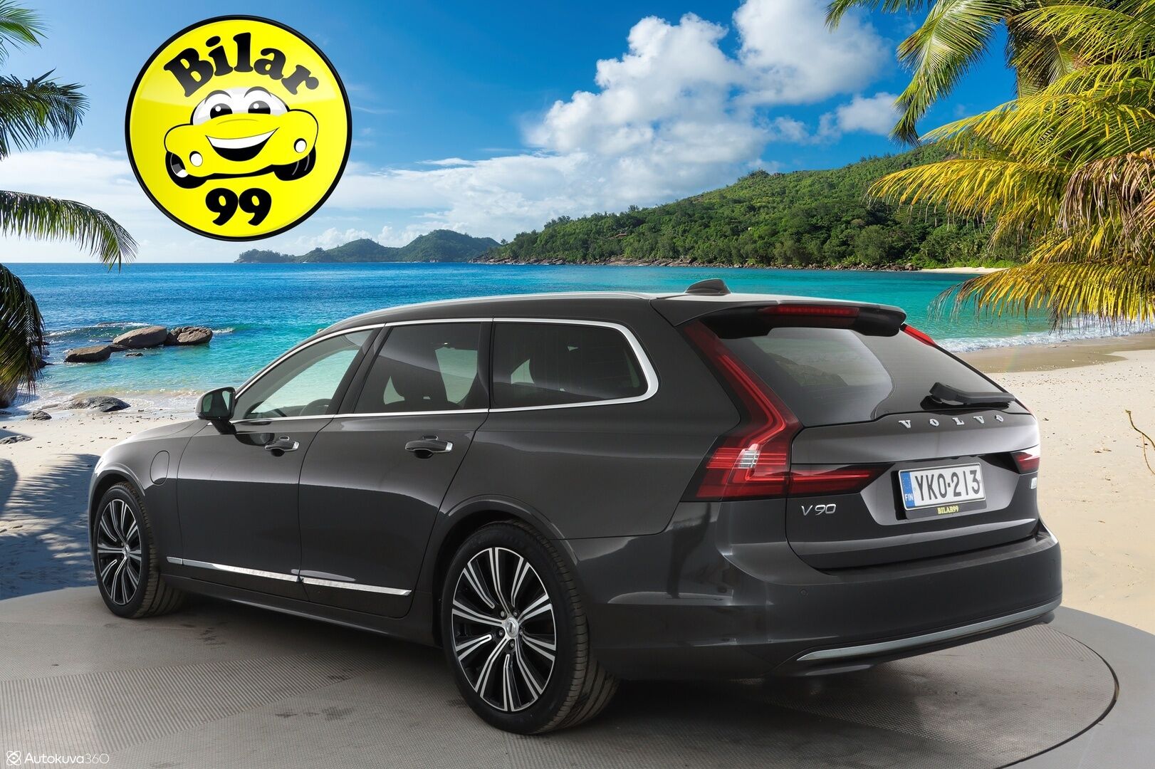Volvo V90 2021 T6 TwE AWD Business Inscription aut **HarmanKardon / PA-lämmitin / Muistipenkit / Adapt. vakkari / P.kamera / Keyless** - 3,99 % KORKOTARJOUS TÄHÄN AUTOON - 