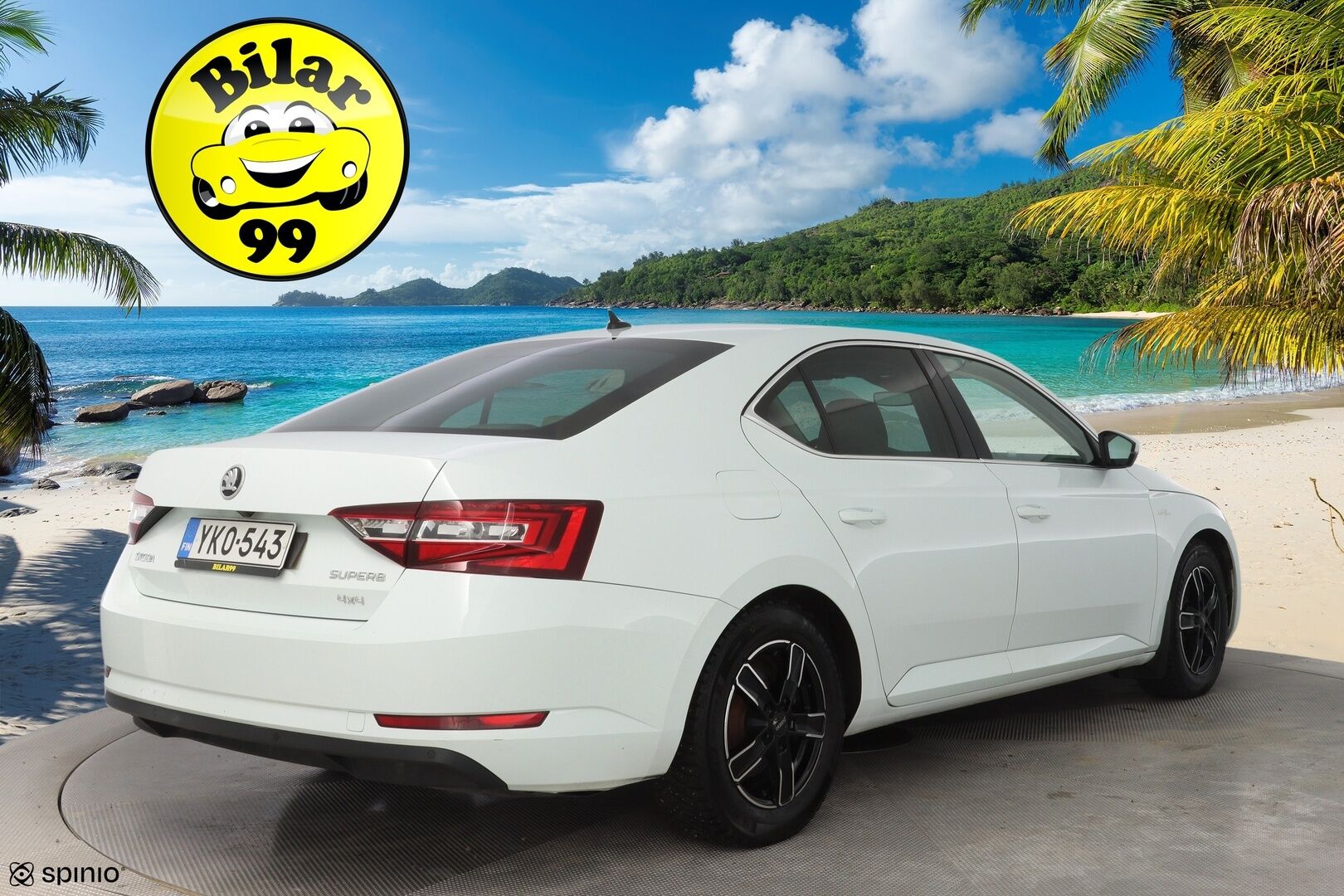 Skoda Superb 2016 2,0 TDI 190 4x4 L&K DSG Autom. *Ilmastoidut penkit muistilla / Webasto / ACC / Koukku / Kamera / Canton* - Kahdet renkaat vanteilla / Juuri katsastettu / L&K / Neliveto - HULLUT AVAJAISHULINAT KORKOTARJOUS 3,29 %