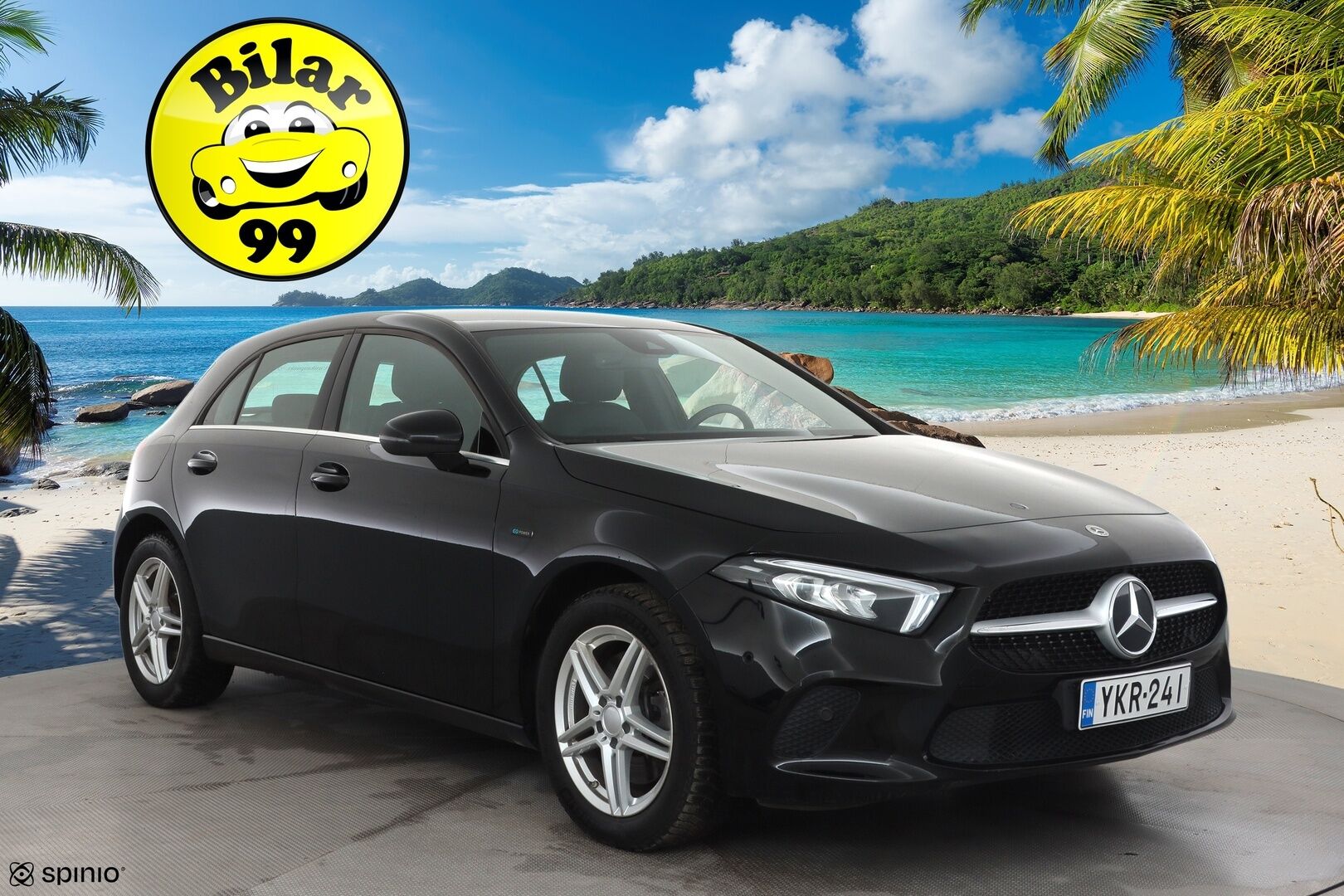 Mercedes-Benz A 2021 250 e A Business Style Edition EQ Power * Distronic Pro / Puolinahat / LED / Navi / P.kamera / Kaistavahti * - Suomi-auto / Kahdet renkaat aluvanteilla / Merkkihuollettu