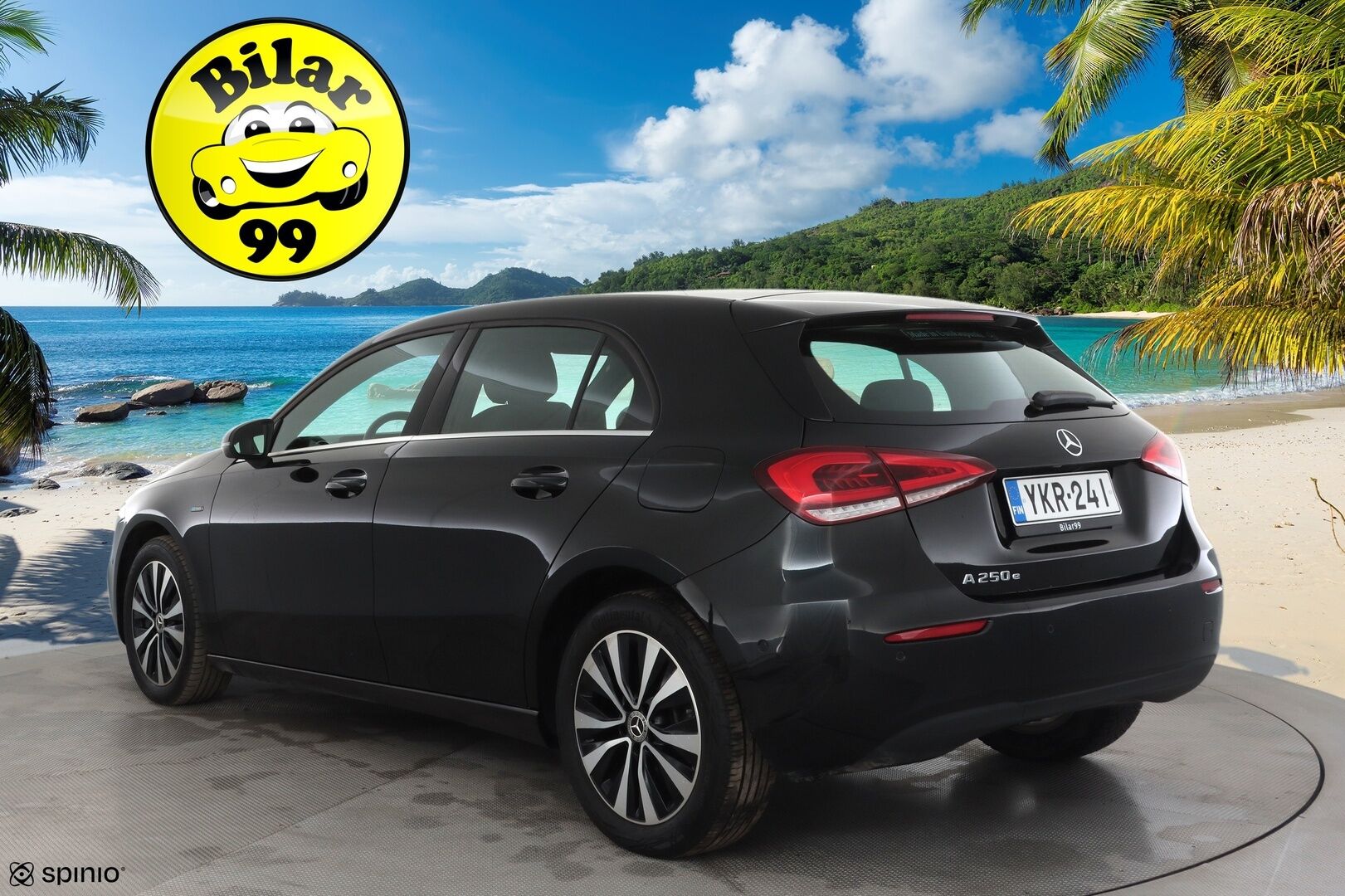 Mercedes-Benz A 2021 250 e A Business Style Edition EQ Power * Distronic Pro / Puolinahat / LED / Navi / P.kamera / Kaistavahti * - Suomi-auto / Kahdet renkaat aluvanteilla / Merkkihuollettu