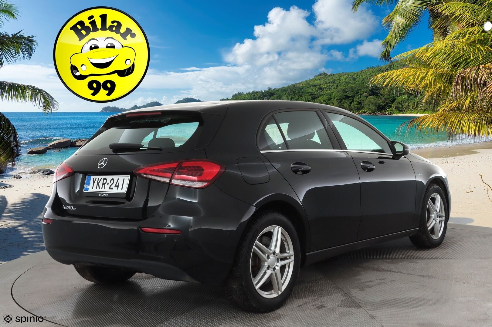 Mercedes-Benz A 2021 250 e A Business Style Edition EQ Power * Distronic Pro / Puolinahat / LED / Navi / P.kamera / Kaistavahti * - Suomi-auto / Kahdet renkaat aluvanteilla / Merkkihuollettu