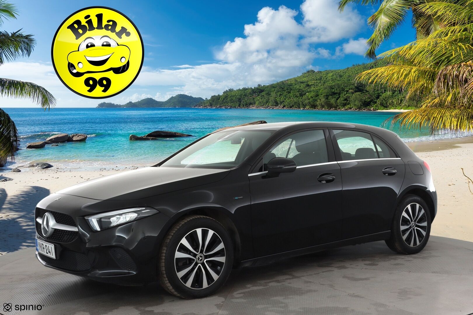 Mercedes-Benz A 2021 250 e A Business Style Edition EQ Power * Distronic Pro / Puolinahat / LED / Navi / P.kamera / Kaistavahti * - Suomi-auto / Kahdet renkaat aluvanteilla / Merkkihuollettu