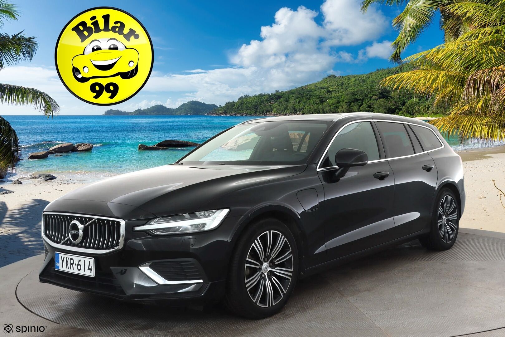 Volvo V60 2021 T6 TwE AWD Business Inscription Expression aut * Panorama / ACC / Webasto / Full-LED / P.kamera / Nahkasisusta * - Webasto / Koukku / 1-om Suomi-auto / 2x Latauskaapelit / Kahdet renkaat aluvanteilla - HULLUT AVAJAISHULINAT KORKOTARJOUS 3,29 %