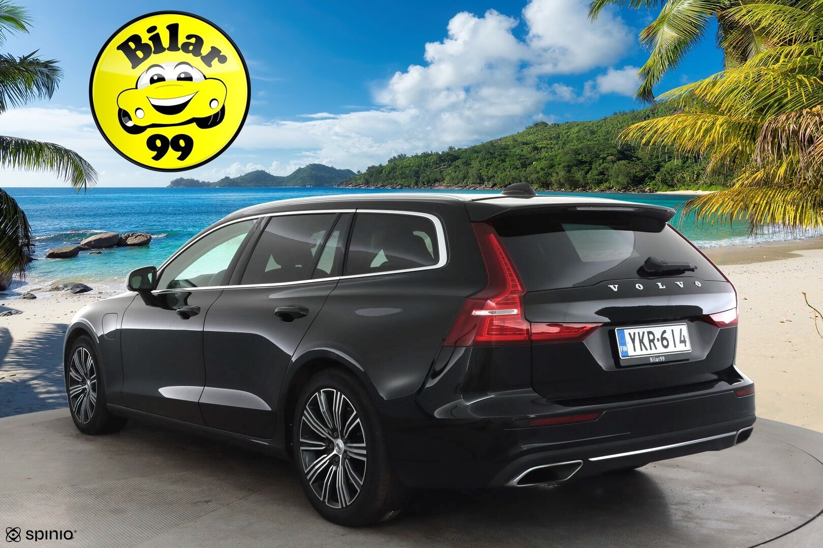 Volvo V60 2021 T6 TwE AWD Business Inscription Expression aut * Panorama / ACC / Full-LED / P.kamera / Sportpenkki Muistilla * - Webasto / Koukku / 1-om Suomi-auto / 2x Latauskaapelit / Kahdet renkaat aluvanteilla 