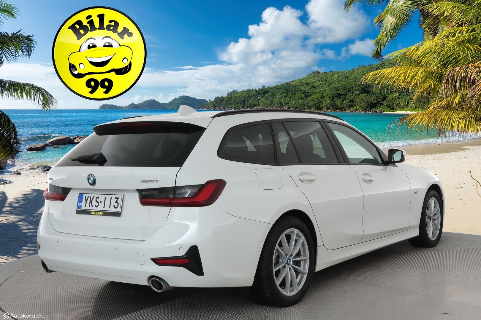 BMW 320 2022 G21 Touring 320e xd Charged Edition ** P.Tutkat / LED-valot / Sporttipenkit / Koukku / Navi / Kaistavahti / Keyless ** - 1.Om Suomi-auto / Merkkihuollettu / 2x Renkaat / Akku Kuntotarkistettu!