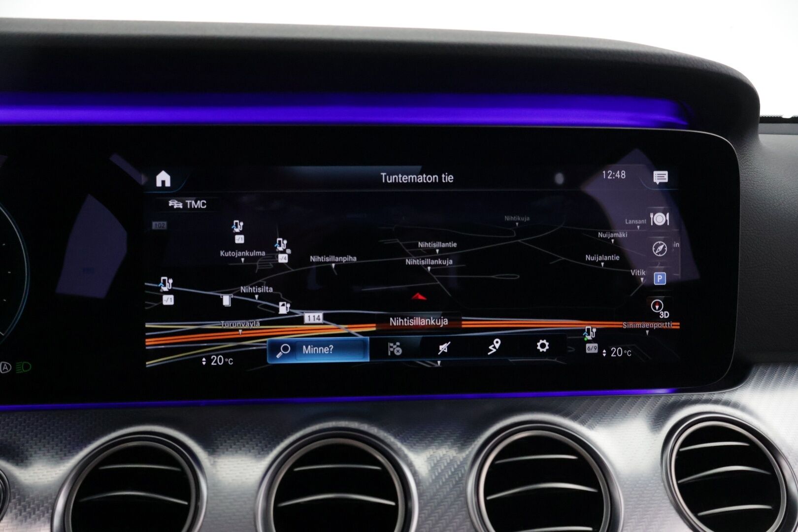 Mercedes-Benz E 2021 300 de T A Business Edition EQ Power *Widescreen / Ambient valot / Burmester äänentoisto!* - 3,99 % KORKOTARJOUS TÄHÄN AUTOON - Kahdet vanteet / Hyvin pidetty / Todella kattavat varusteet!