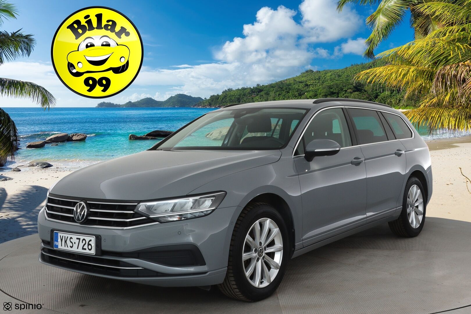 Volkswagen Passat 2022 Variant Comfort Business 2,0 TDI EVO SCR 110 kW DSG **Webasto / Koukku / Adapt.Vakkari / LED / 360° / Navi / Keyless** - 1-om Suomi-auto / Kahdet Renkaat
