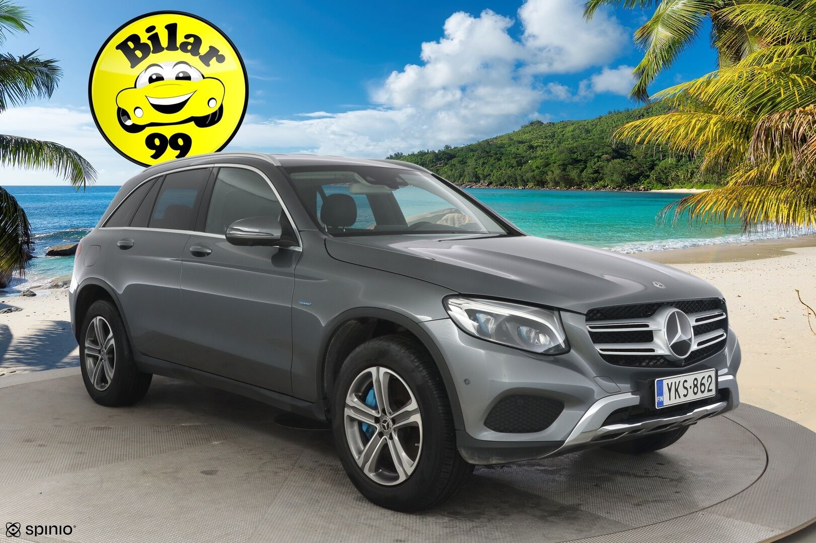 MERCEDES-BENZ GLC 2017 350 e 4Matic A Premium Business *Distronic / ILS LED-ajovalot / Muistipenkit / 360-kamera* - *Kattava huoltohistoria / 2x renkaat & vanteet / Nahkasisusta / Sähkösäätöinen ohjauspyörä*