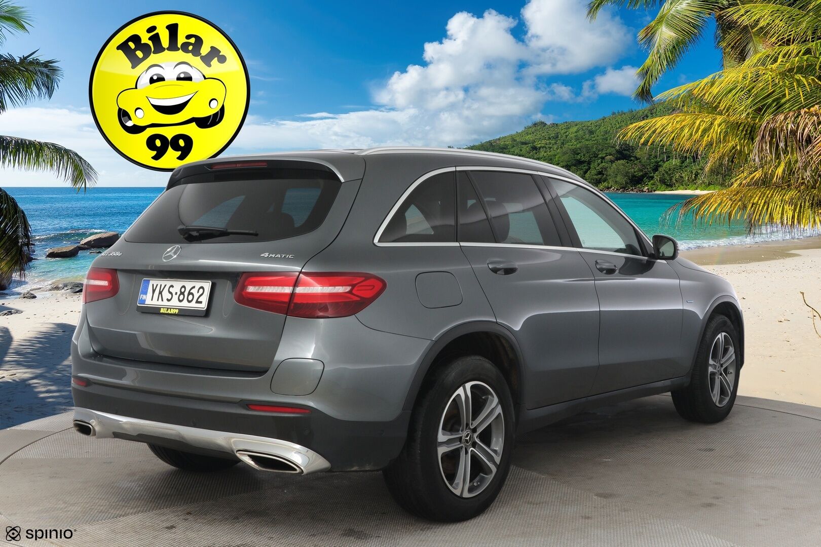 MERCEDES-BENZ GLC 2017 350 e 4Matic A Premium Business *Distronic / ILS LED-ajovalot / Muistipenkit / 360-kamera* - *Kattava huoltohistoria / 2x renkaat & vanteet / Nahkasisusta / Sähkösäätöinen ohjauspyörä*