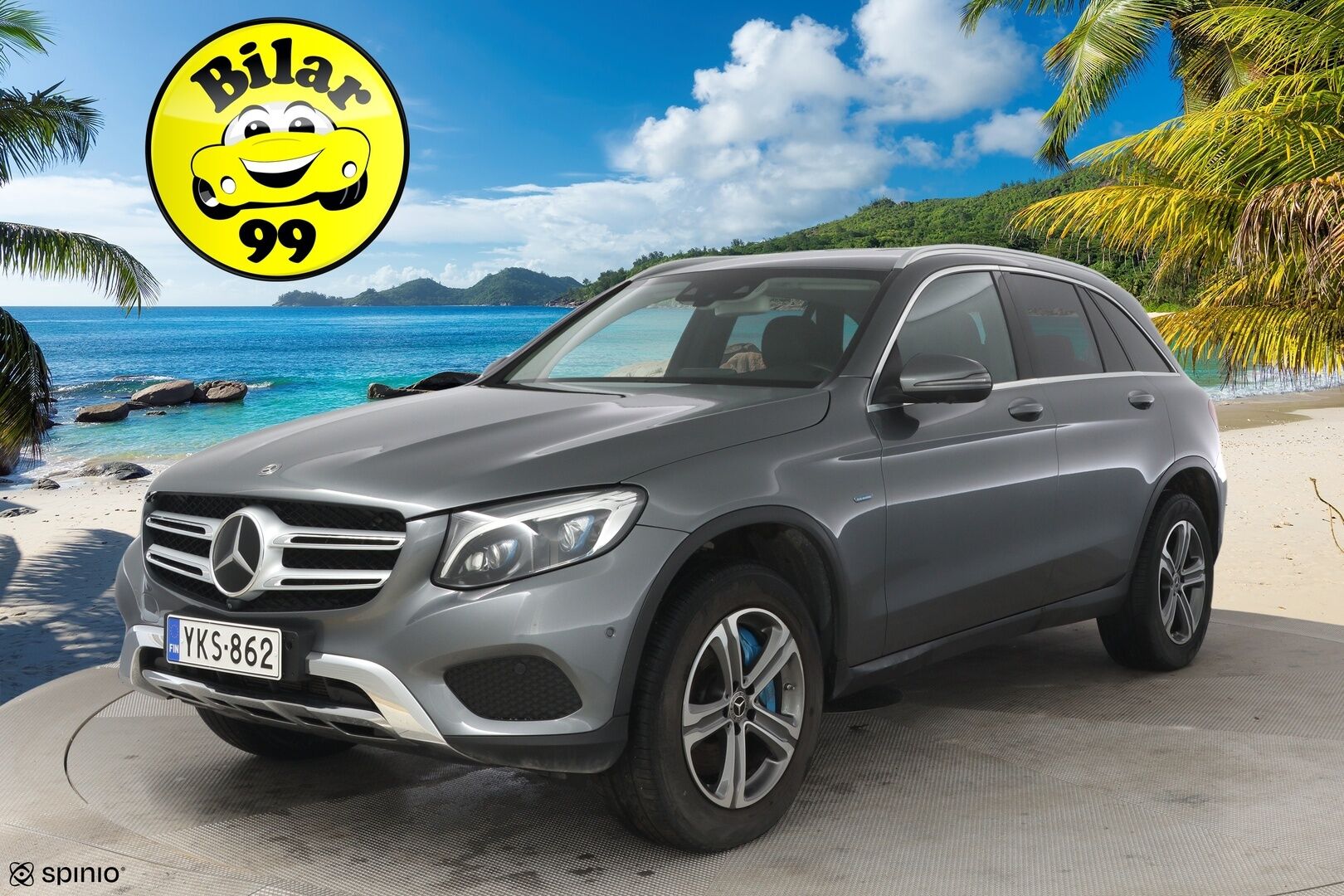 MERCEDES-BENZ GLC 2017 350 e 4Matic A Premium Business *Distronic / ILS LED-ajovalot / Muistipenkit / 360-kamera* - *Kattava huoltohistoria / 2x renkaat & vanteet / Nahkasisusta / Sähkösäätöinen ohjauspyörä*