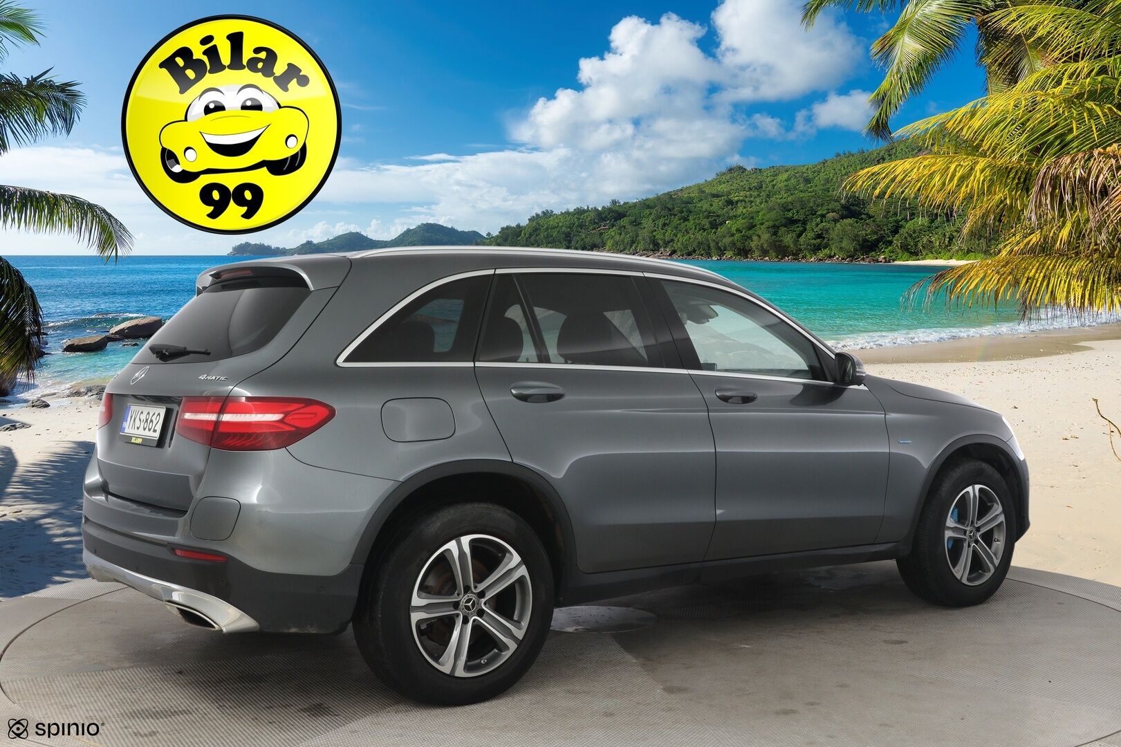 MERCEDES-BENZ GLC 2017 350 e 4Matic A Premium Business *Distronic / ILS LED-ajovalot / Muistipenkit / 360-kamera* - *Kattava huoltohistoria / 2x renkaat & vanteet / Nahkasisusta / Sähkösäätöinen ohjauspyörä*