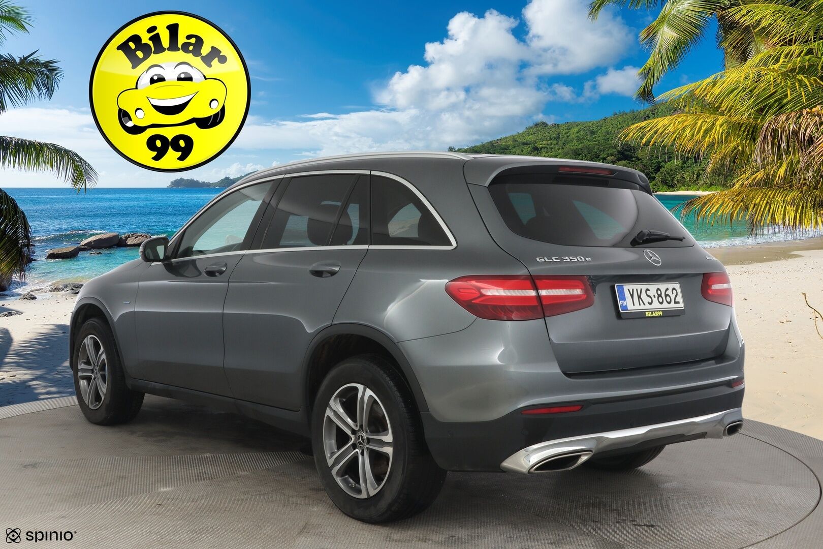 MERCEDES-BENZ GLC 2017 350 e 4Matic A Premium Business *Distronic / ILS LED-ajovalot / Muistipenkit / 360-kamera* - *Kattava huoltohistoria / 2x renkaat & vanteet / Nahkasisusta / Sähkösäätöinen ohjauspyörä*