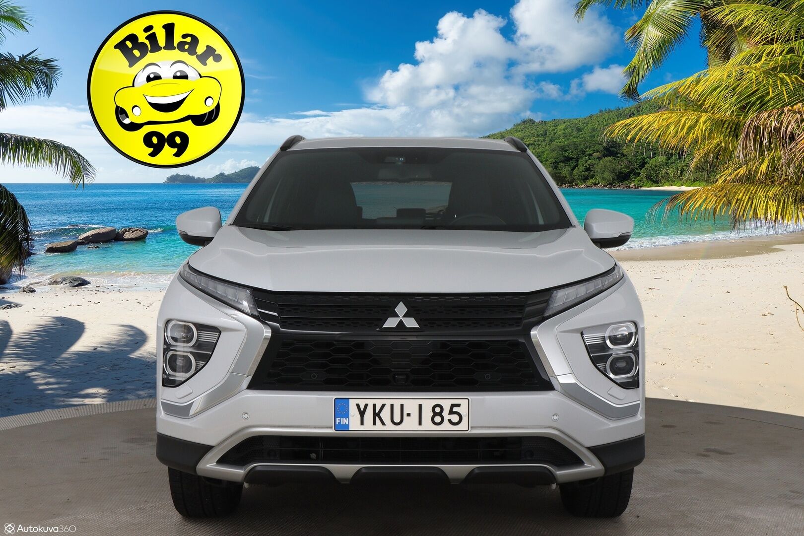 Mitsubishi ECLIPSE CROSS 2022 2.4 PHEV Invite plus 4WD / P. Kamera / LED- Ajovalot / Vakkari - 1. Om - Suomi-auto / Merkkiliikkeen huoltohistoria 