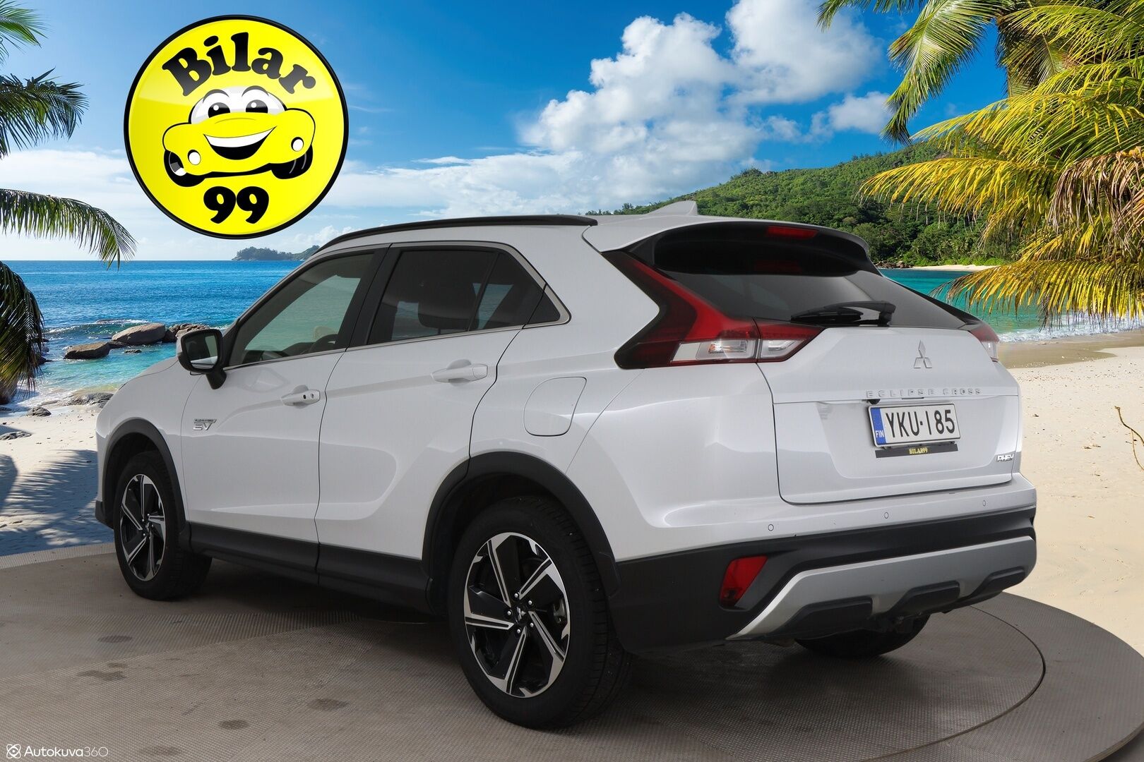 Mitsubishi ECLIPSE CROSS 2022 2.4 PHEV Invite plus 4WD / P. Kamera / LED- Ajovalot / Vakkari - 1. Om - Suomi-auto / Merkkiliikkeen huoltohistoria 