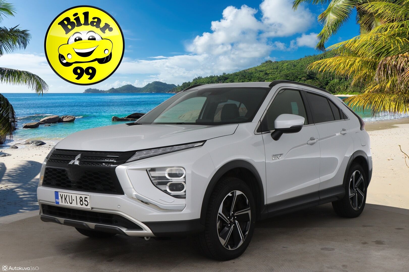 Mitsubishi ECLIPSE CROSS 2022 2.4 PHEV Invite plus 4WD / P. Kamera / LED- Ajovalot / Vakkari - 1. Om - Suomi-auto / Merkkiliikkeen huoltohistoria 