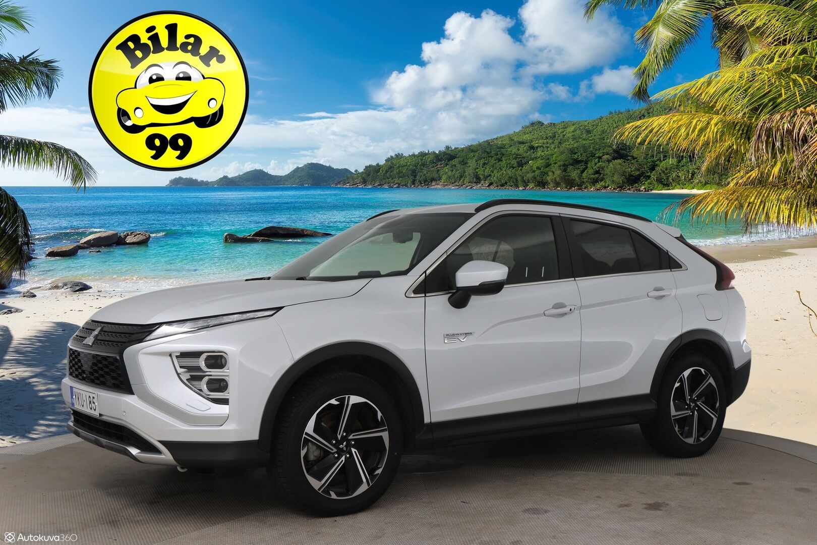 Mitsubishi ECLIPSE CROSS 2022 2.4 PHEV Invite plus 4WD / P. Kamera / LED- Ajovalot / Vakkari - 1. Om - Suomi-auto / Merkkiliikkeen huoltohistoria 