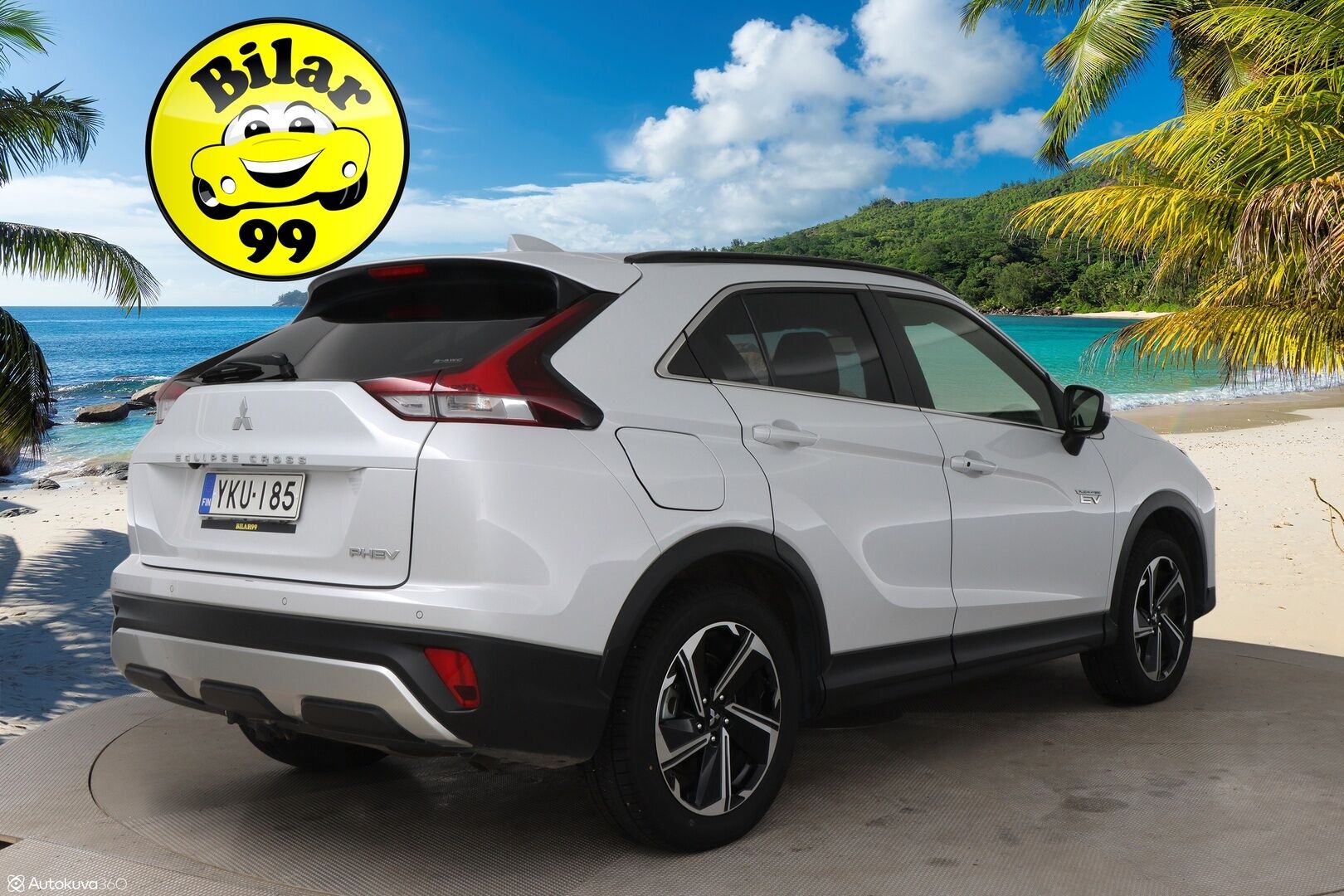 Mitsubishi ECLIPSE CROSS 2022 2.4 PHEV Invite plus 4WD / P. Kamera / LED- Ajovalot / Vakkari - 1. Om - Suomi-auto / Merkkiliikkeen huoltohistoria 