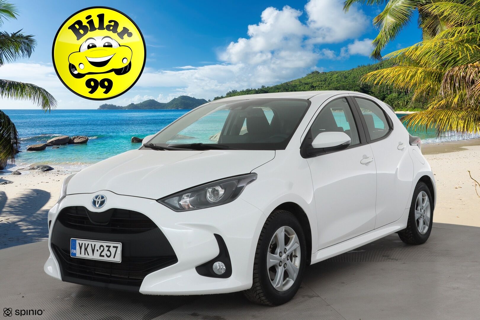 Toyota Yaris 2022 1,5 Hybrid Active * ACC / Kaistavahti / Navi / P.Kamera / Apple&Android / Keyless / Ratinlämmitin / 2x Renkaat / ALV * - Suomi-auto / Merkkihuollettu - HULLUT AVAJAISHULINAT KORKOTARJOUS 3,29 %