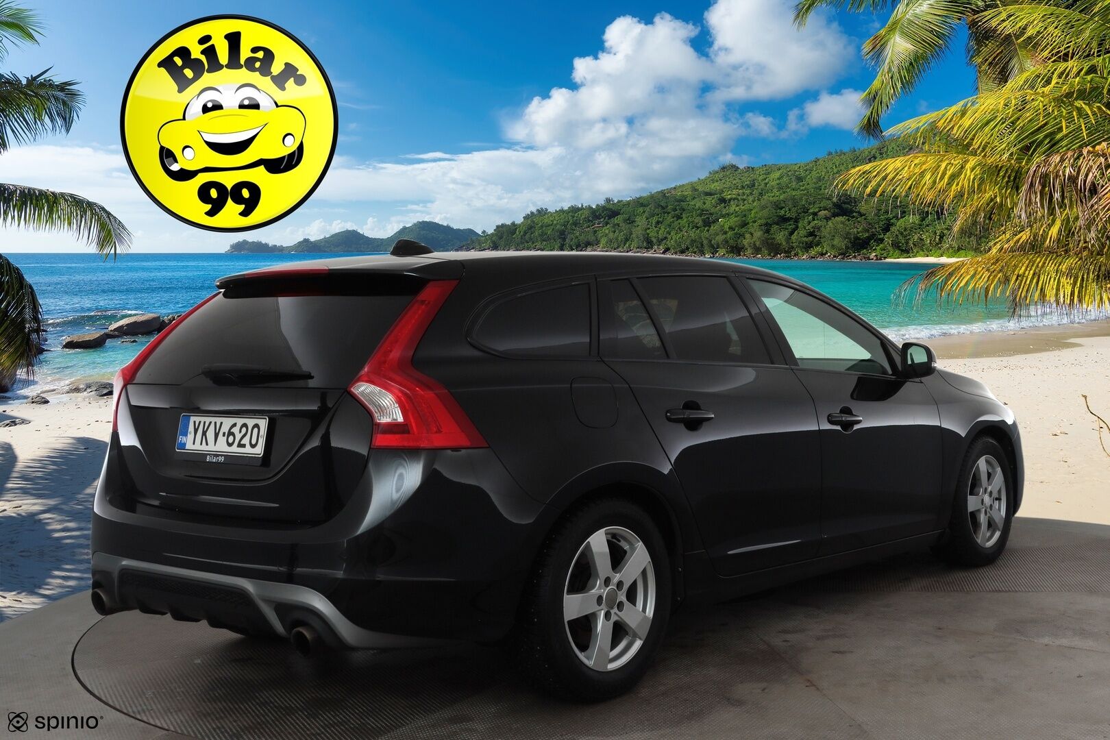 Volvo V60 2017 T5 R-Design aut * Facelift / Webasto / H&K / Muistipenkki / Keyless / Vakkari / Sporttipenkit * - 2x renkaat alu vanteille - HULLU BLACKWEEK KORKOTARJOUS 2,49%
